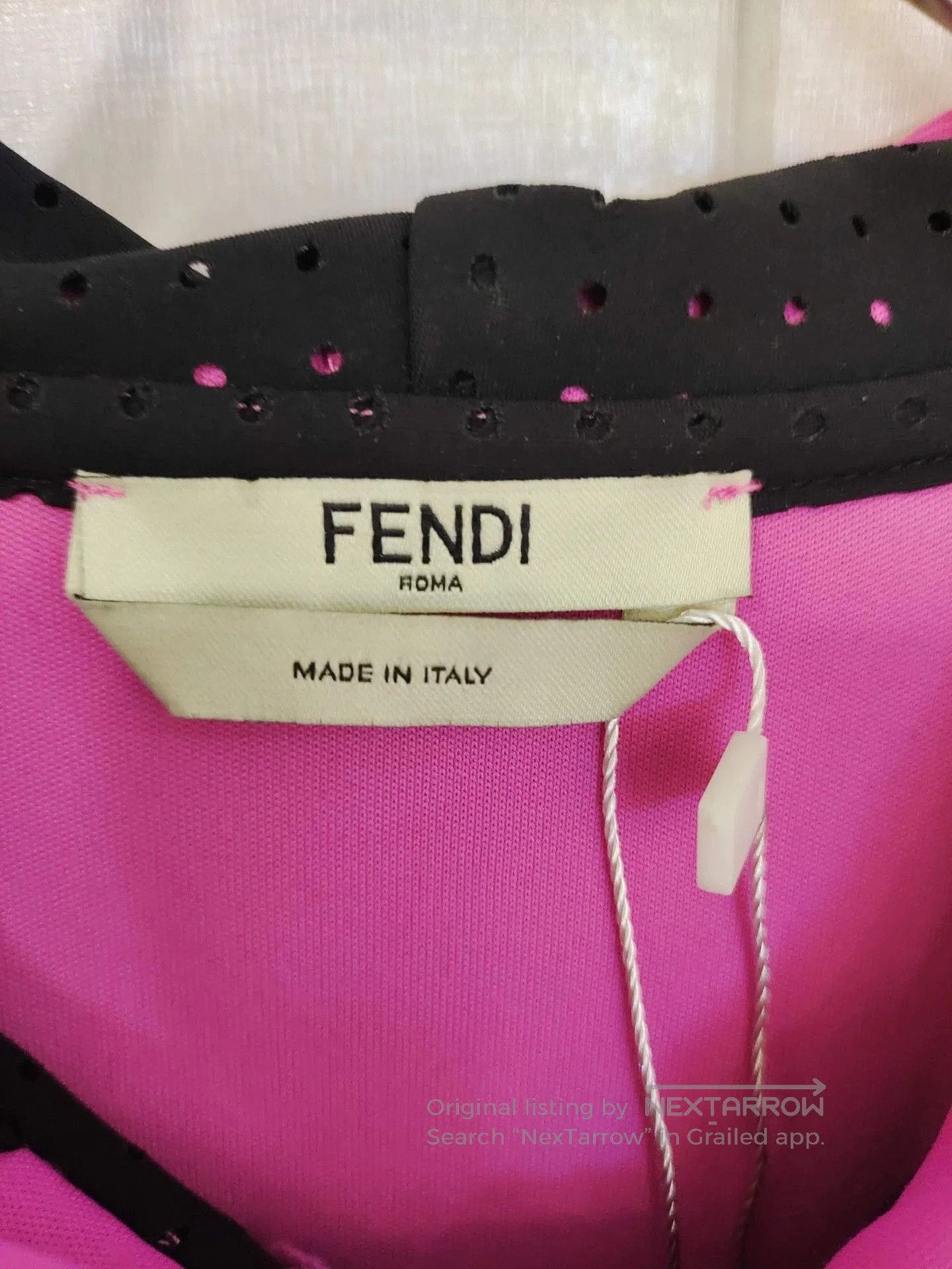 Fendi Fendi Pink Hooded Zip Jacket. Size US M / EU 48-50 / 2 - 3 Thumbnail