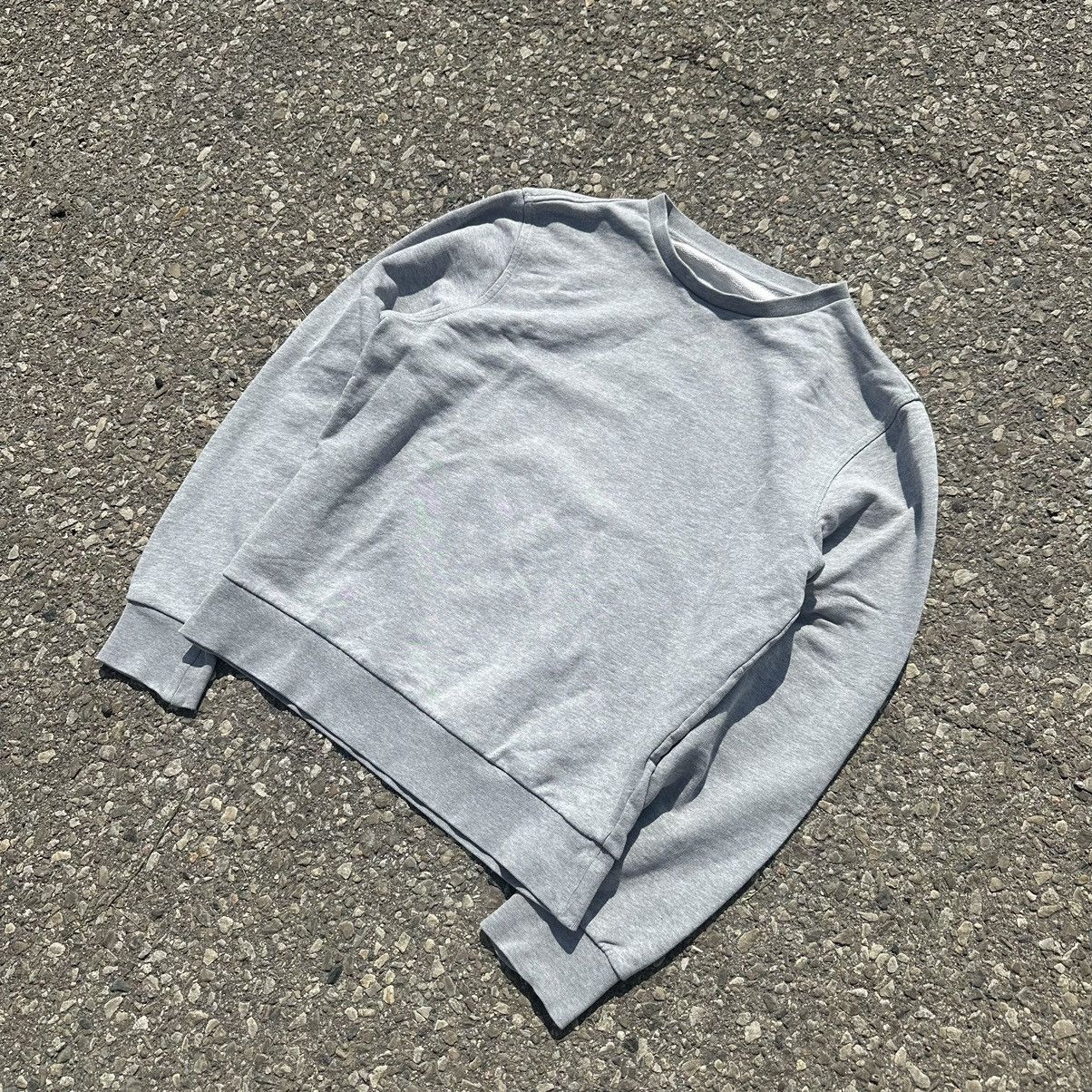 Maison Margiela Maison Marjiela Gray Sweater With Leather Inserts Size US M / EU 48-50 / 2 - 2 Thumbnail