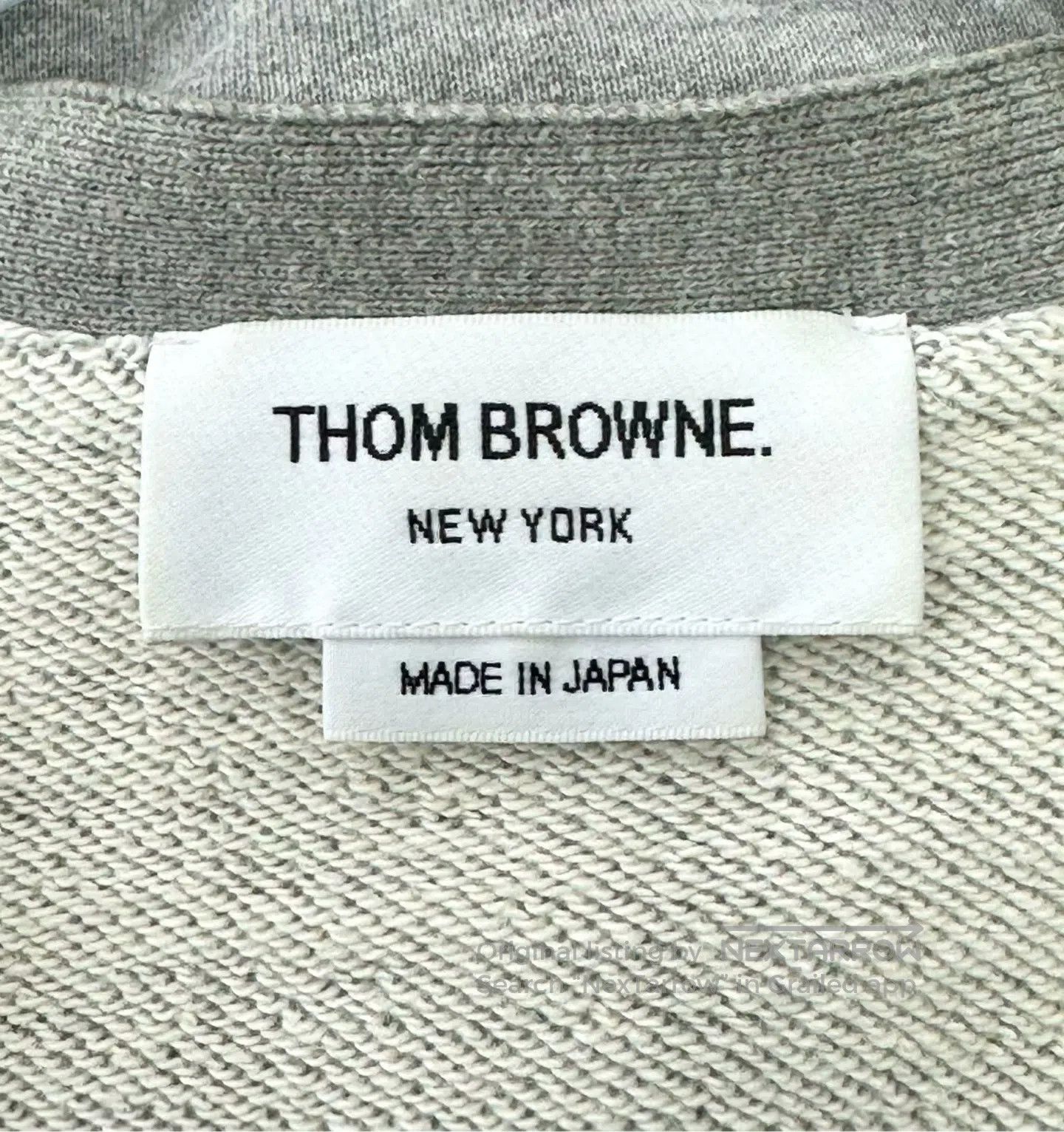 Thom Browne Thom Browne Grey Classic Four-stripe Knit Cardigan Jacket| Size US S / EU 44-46 / 1 - 3 Thumbnail