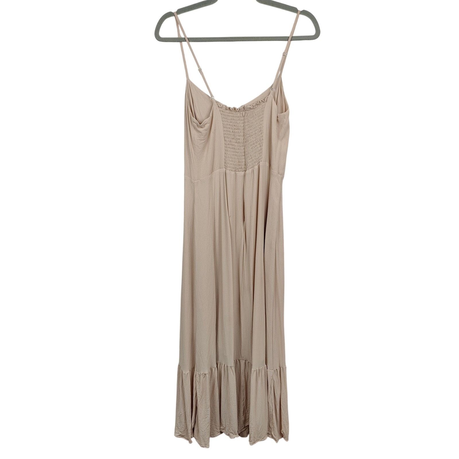 Reformation Reformation Emersyn Dress Womens 10 Champagne Pink Size L / US 10 / IT 46 - 8 Thumbnail