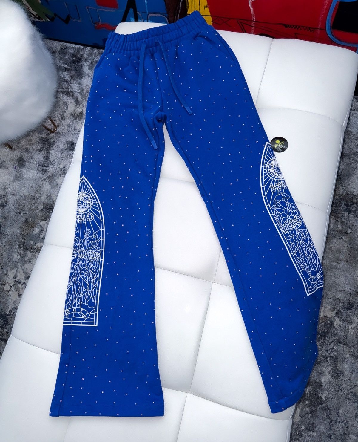 Who Decides War Wdw rhinestone sweatpants Size US 28 / EU 44 - 1 Preview