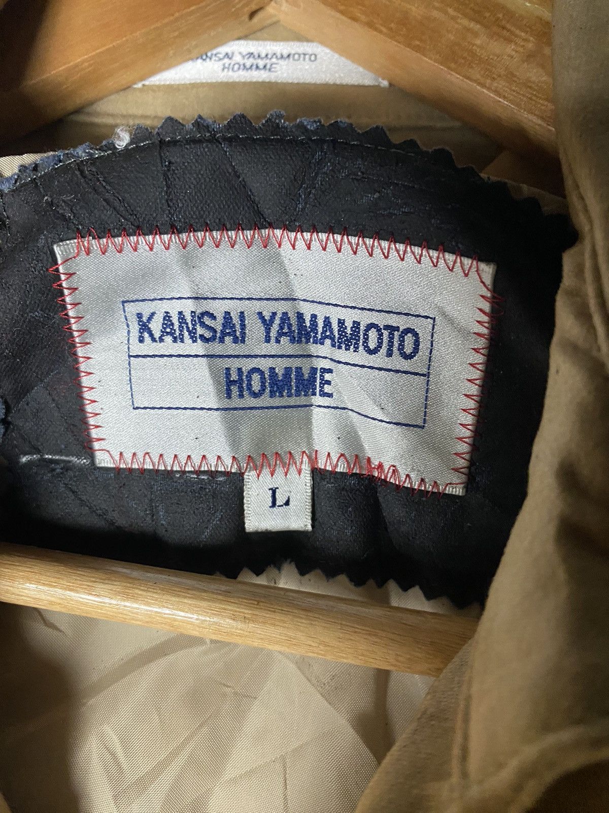 Kansai Yamamoto Vintage Kansai Yamamoto Homme Trench Coat Size US M / EU 48-50 / 2 - 7 Thumbnail
