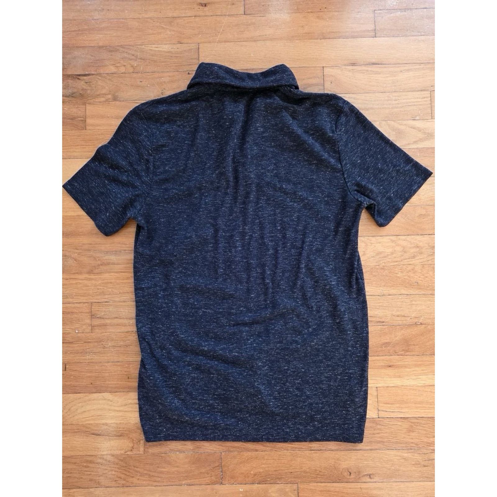 Reiss REISS Men Elegant Short Button T-Shirt Size M black A001031 Size US M / EU 48-50 / 2 - 8 Thumbnail