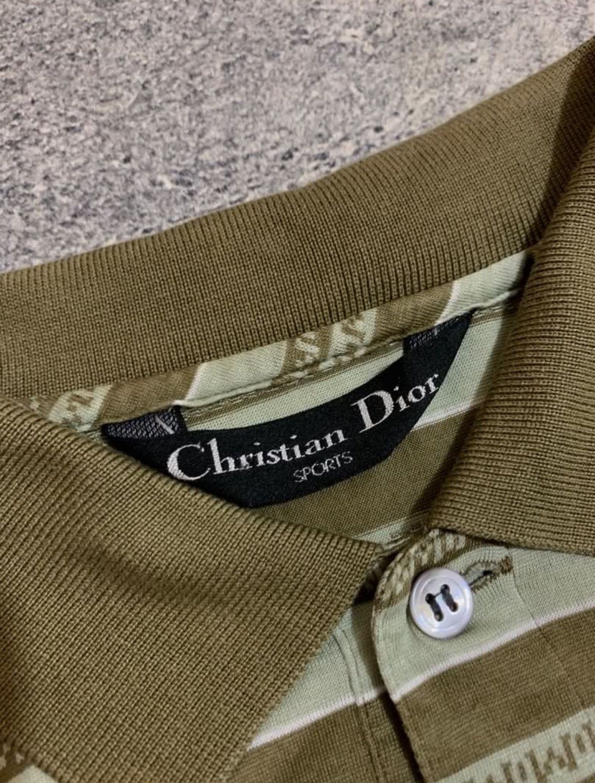 Christian Dior Monsieur × Dior Vintage Christian Dior Polo Shirt Size US L / EU 52-54 / 3 - 3 Thumbnail