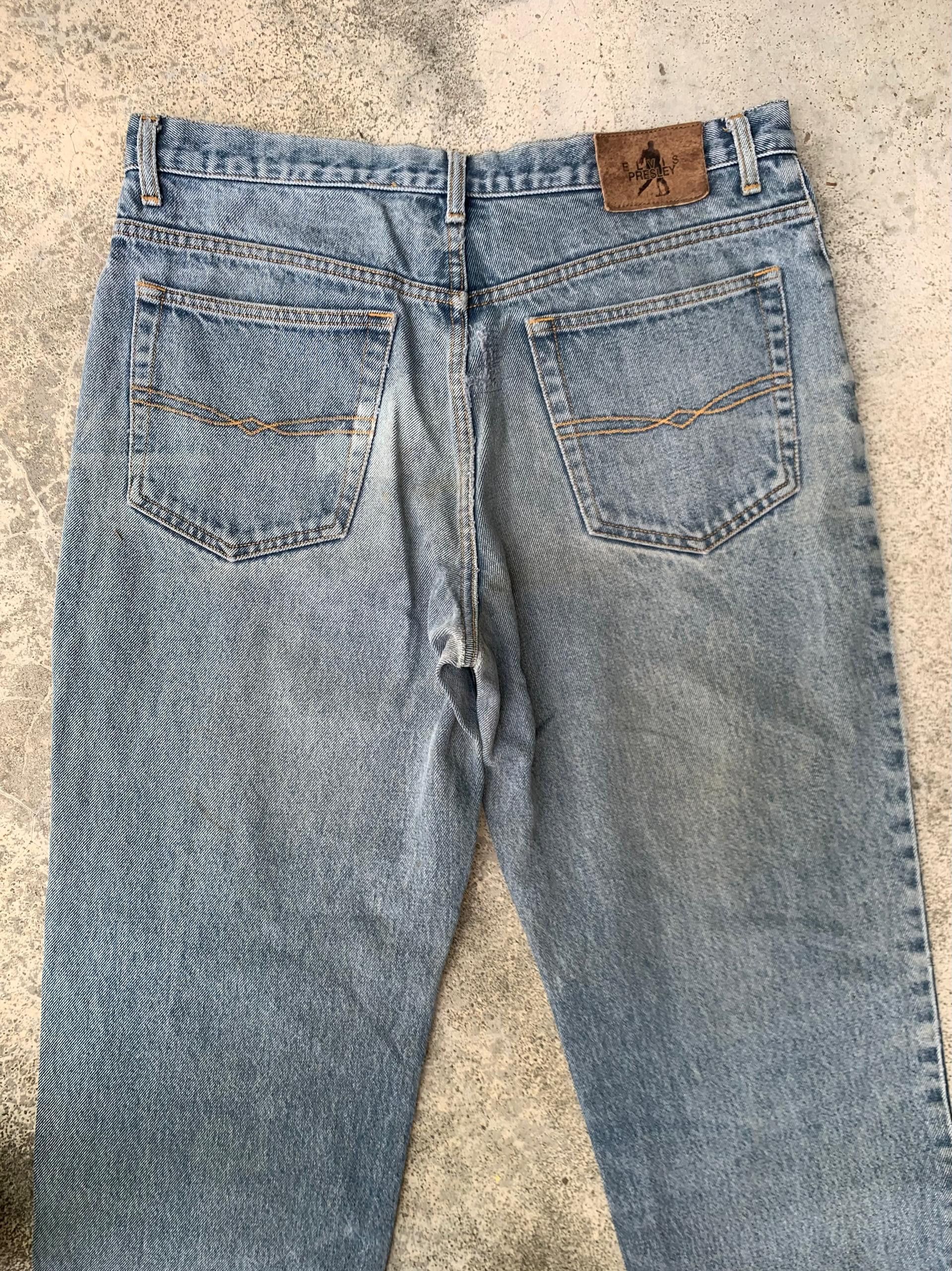 Japanese Brand × Vintage Vintage Elvis Presley Denim Jeans Pants Size US 34 / EU 50 - 4 Thumbnail