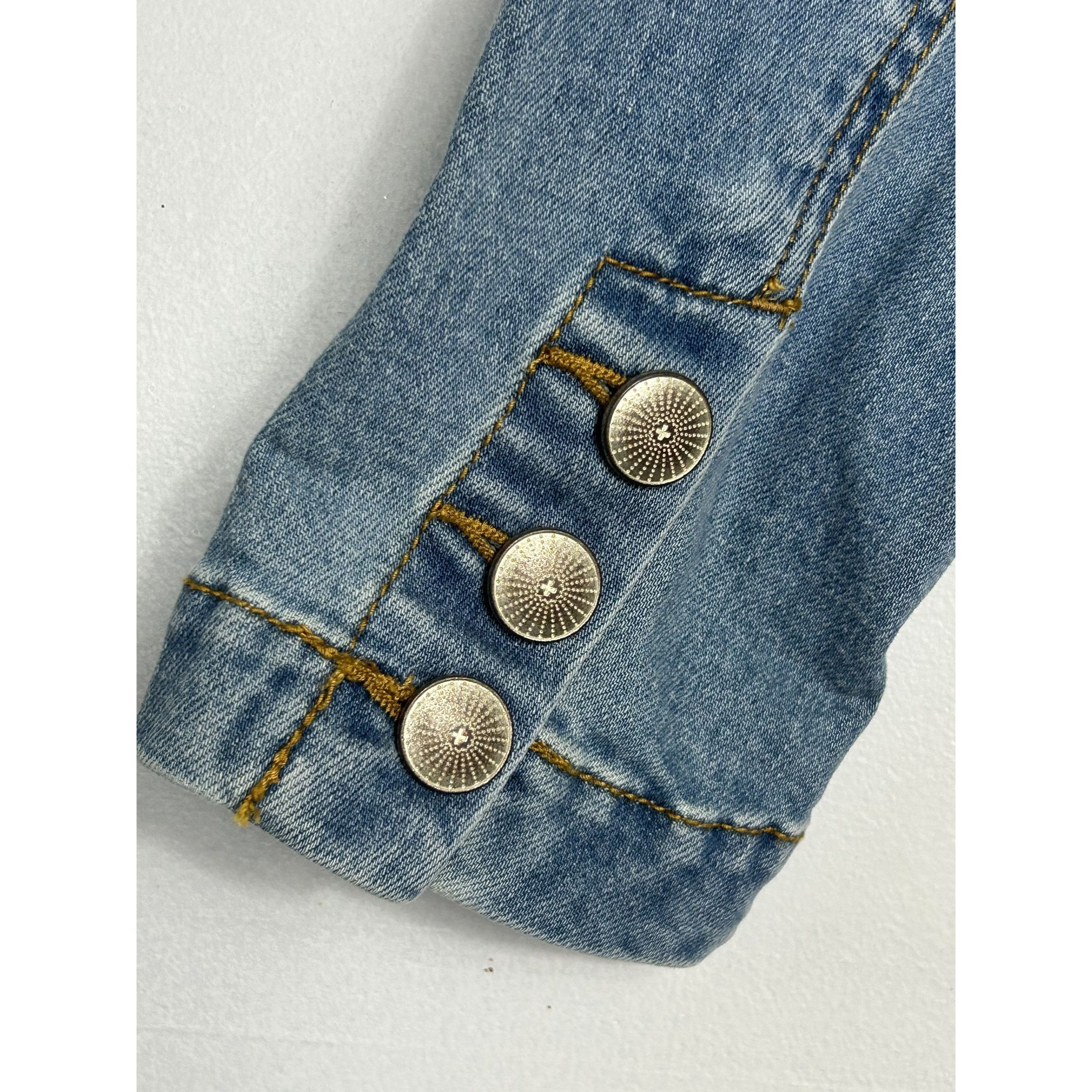 Other Vintage Carol Anderson CAbi Denim Jacket Cropped Light Wash Size S / US 4 / IT 40 - 3 Thumbnail