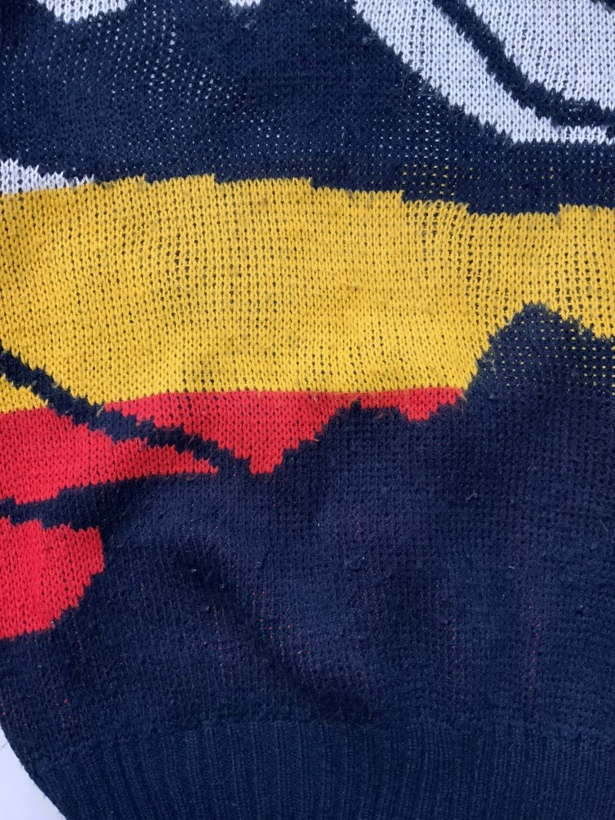 Vintage Vintage 80s Made In Italy Eagle Bird Knit Pullover Sweater Size US L / EU 52-54 / 3 - 7 Thumbnail