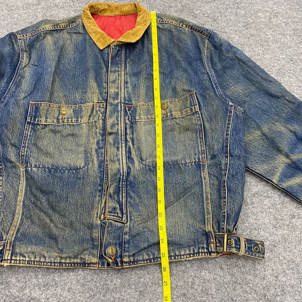 Marithe + Francois Girbaud 💥Vintage Marithe Francois Girbaud Distressed Denim Jacket Size US M / EU 48-50 / 2 - 6 Thumbnail