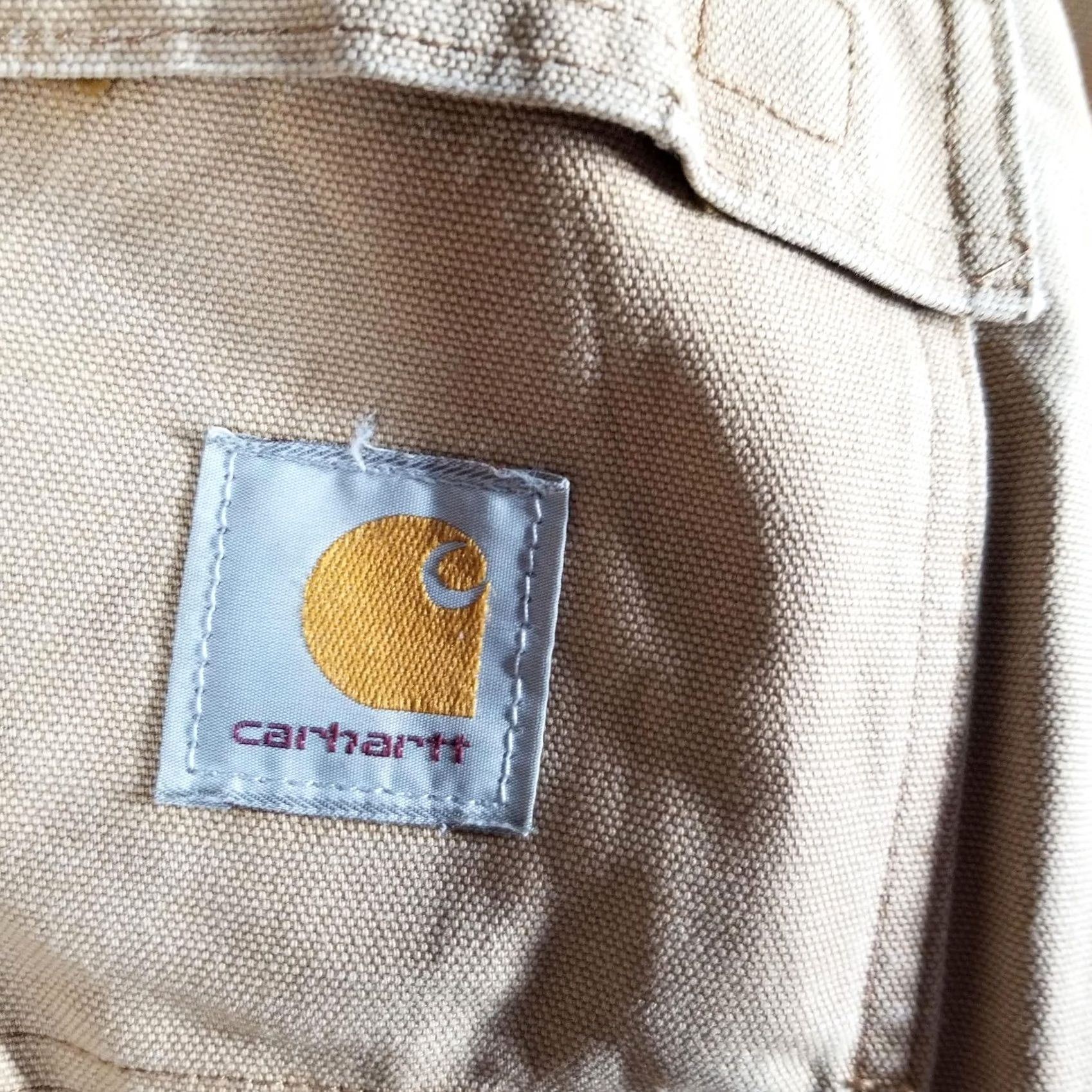 Carhartt VINTAGE Carhartt Artic Jacket C03 2XL Parka Coat Beige Front Zip Hooded Insulated Lined Winter Workwear Men Mes Size US XXL / EU 58 / 5 - 4 Thumbnail