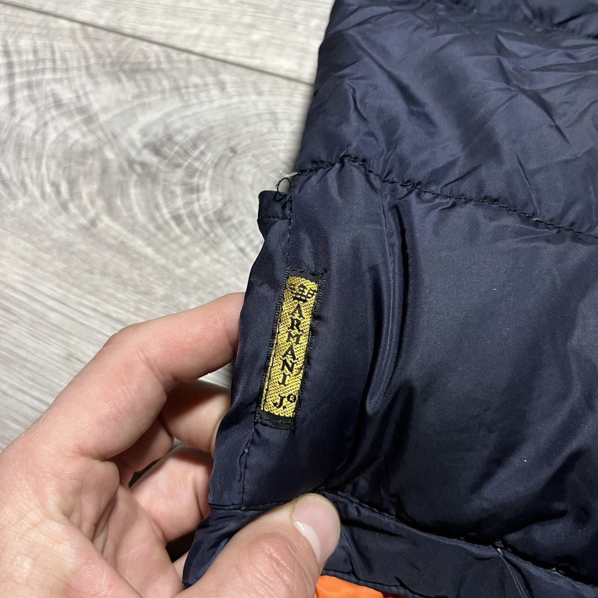Emporio Armani Armani Vest Goose Down Nylon Reversible Vest Jacket Orange Size US S / EU 44-46 / 1 - 12 Thumbnail