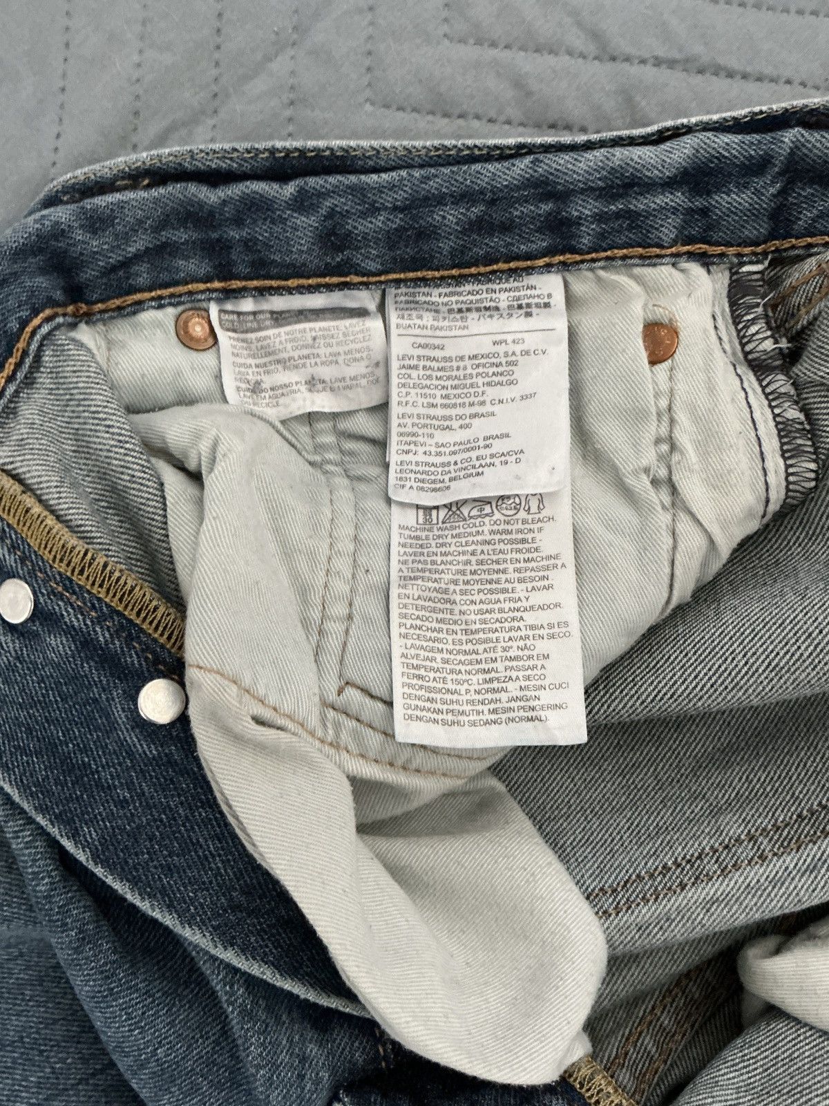 Levi's Levi’s 501 – Iconic Button Fly – W32 L32 – Perfect Fade Size US 32 / EU 48 - 12 Thumbnail