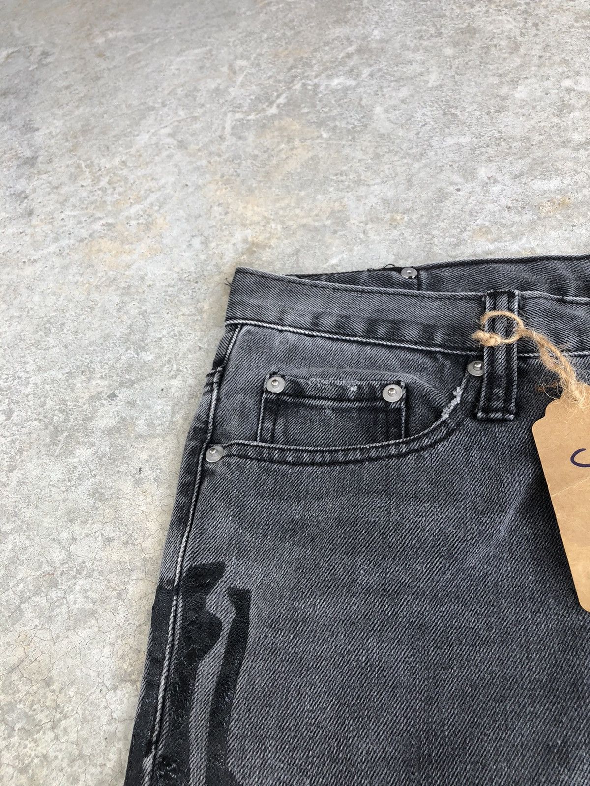 semanticdesign Japanese Semantic Design Flared Jeans Distressed Jeans Size US 31 - 15 Thumbnail