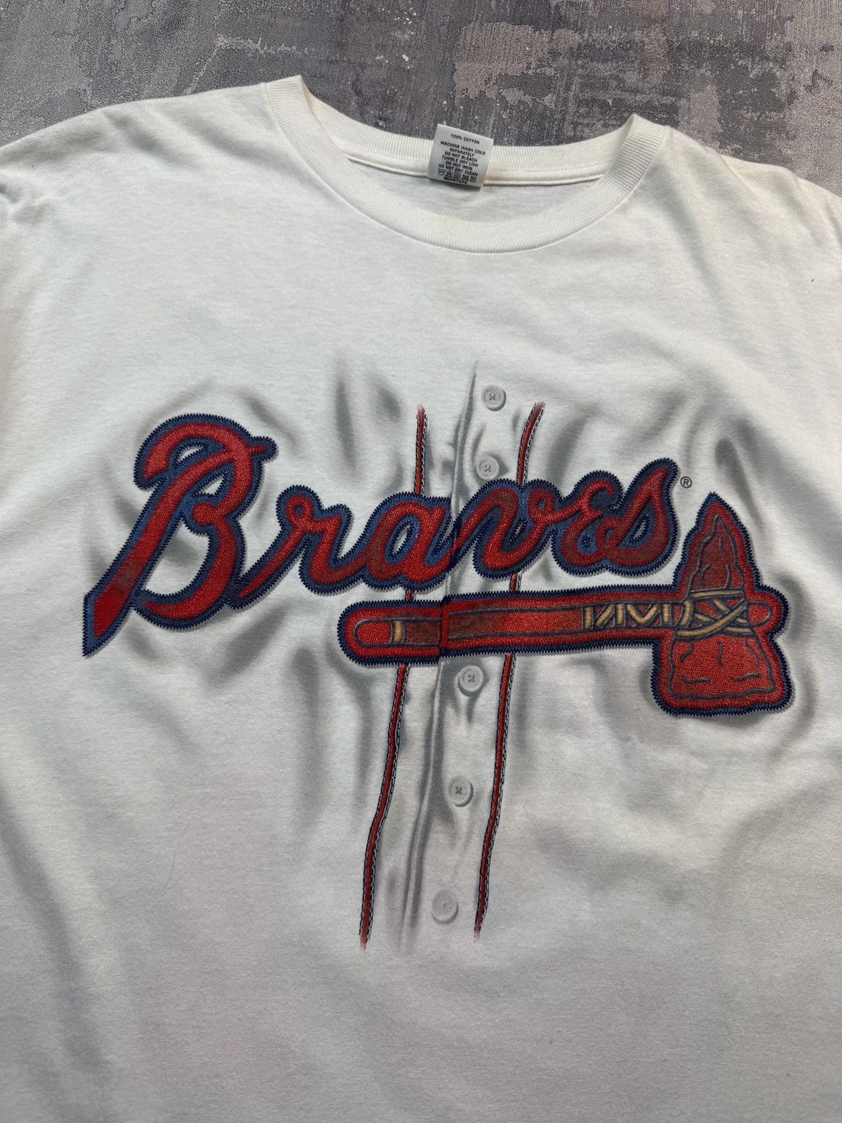 MLB × Starter × Vintage Vintage Atalanta braves tshirt Size US XXL / EU 58 / 5 - 4 Thumbnail