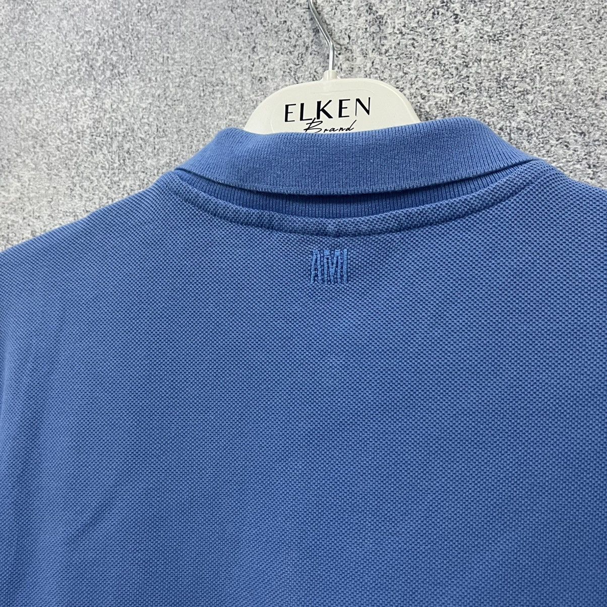 AMI Ami Polo T-shirt Blue Size US L / EU 52-54 / 3 - 9 Thumbnail