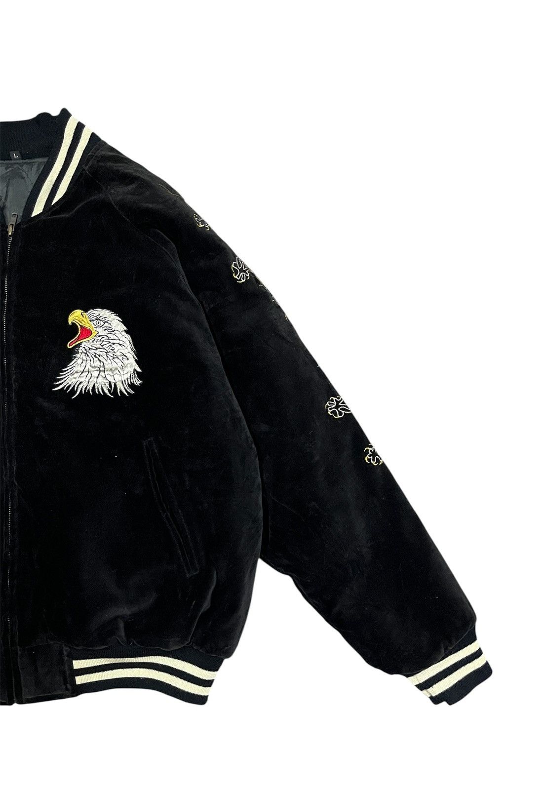 Japanese Brand Bomber jacket sukajan japan yokosuka souvenir velvet Size US L / EU 52-54 / 3 - 7 Thumbnail