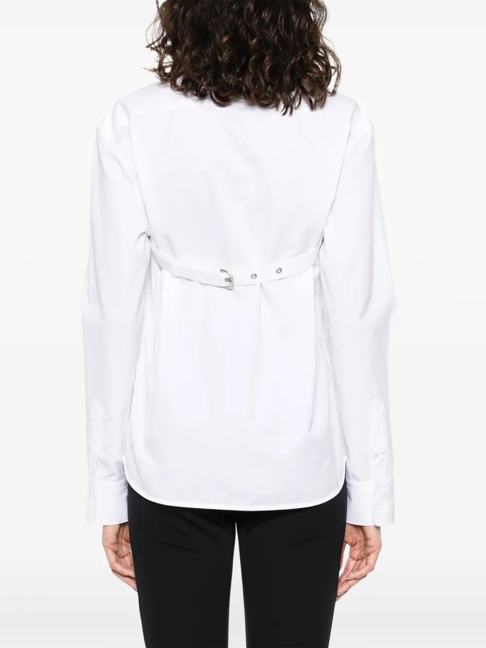 Off-White o1y1225 Solid Color Shirt in White Size M / US 6-8 / IT 42-44 - 4 Thumbnail