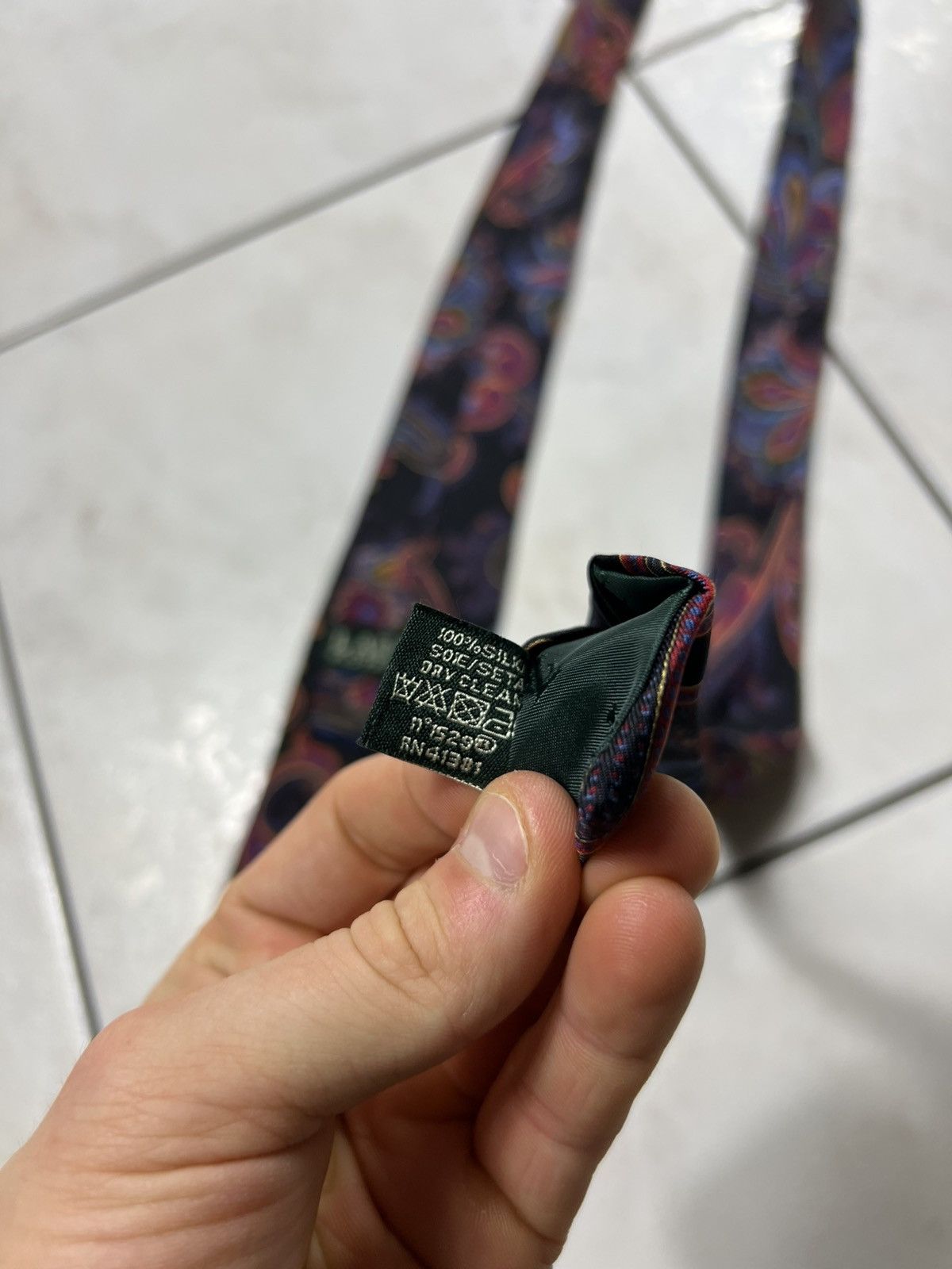 Ralph Lauren Ralph Lauren silk tie luxury floral psychedelic patterned Size ONE SIZE - 15 Thumbnail