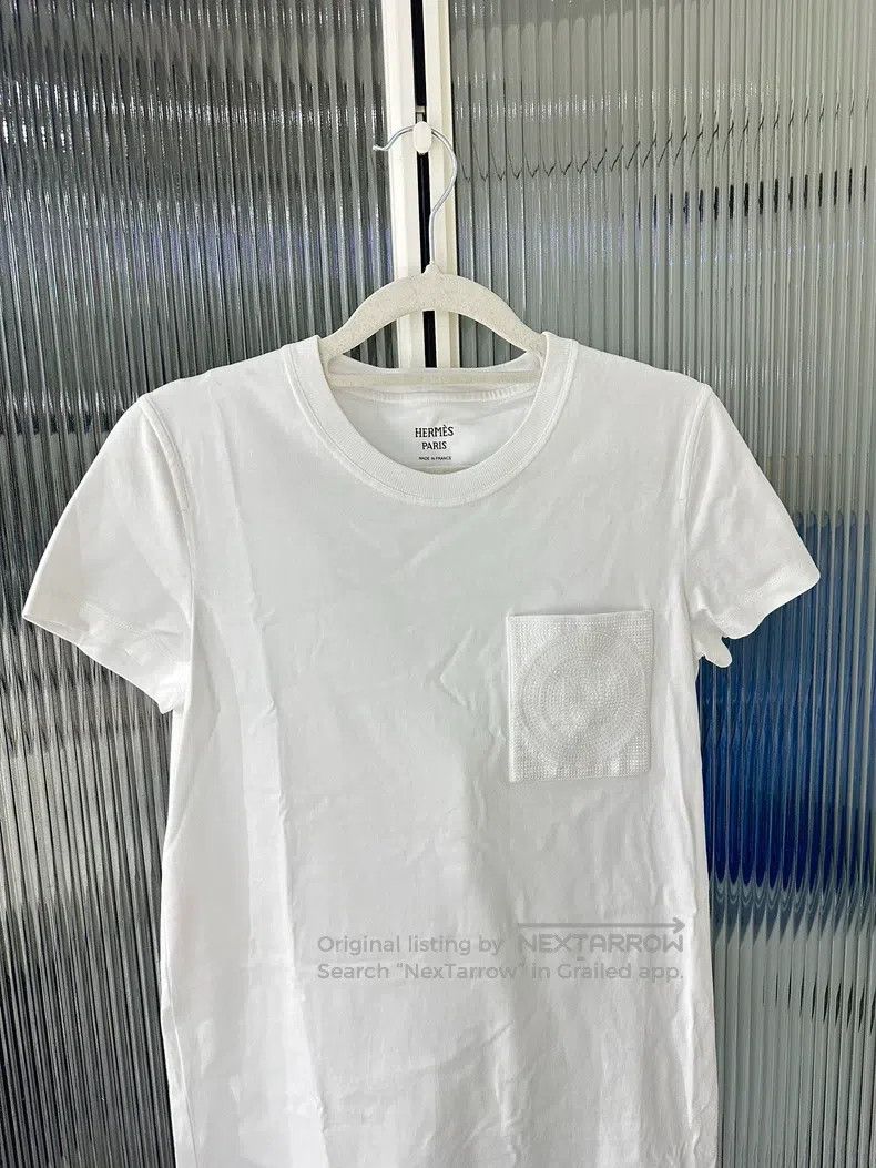 Hermes Hermes White knitted sweater Size XXS / US 00 / IT 34 - 3 Thumbnail