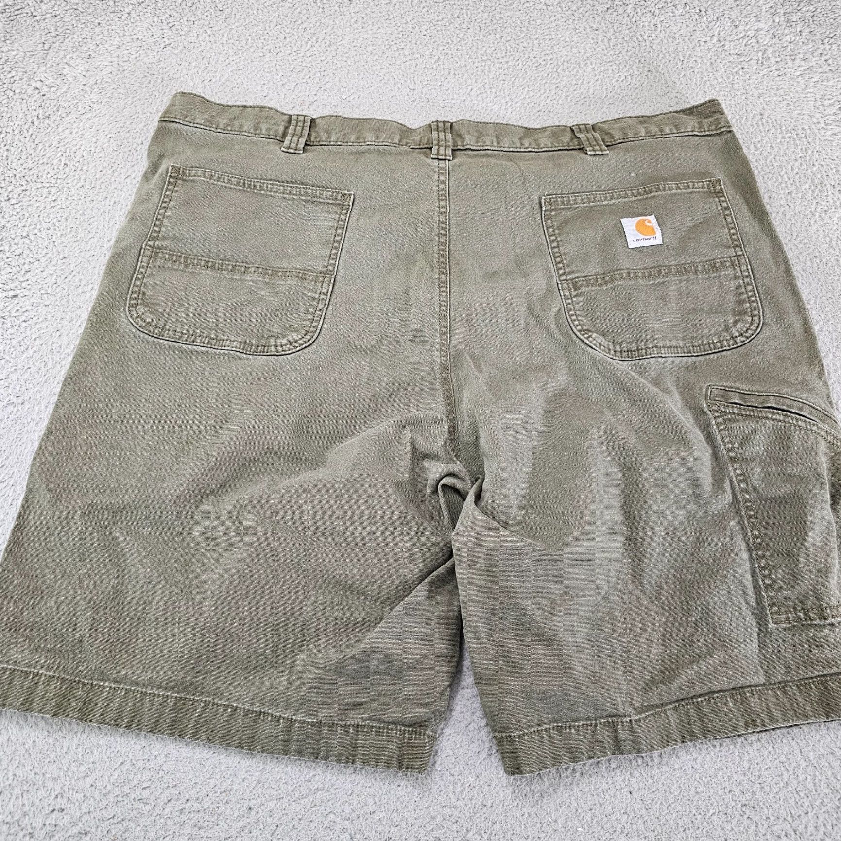 Carhartt Carhartt Shorts Mens Size 42 Moss Relaxed Canvas Cargo Carpenter Workwear Cotton Size US 42 / EU 58 - 4 Thumbnail