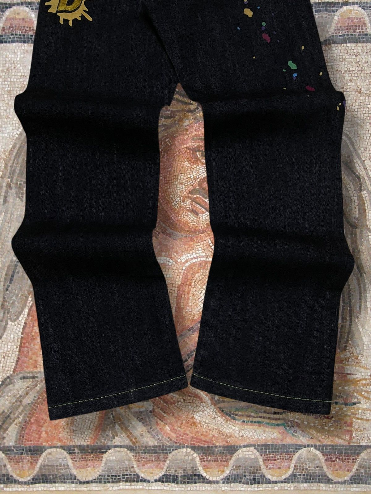 Beauty Beast Vintage Og Japan Designer Streetweae Double D Splash Denim Size US 28 / EU 44 - 12 Thumbnail