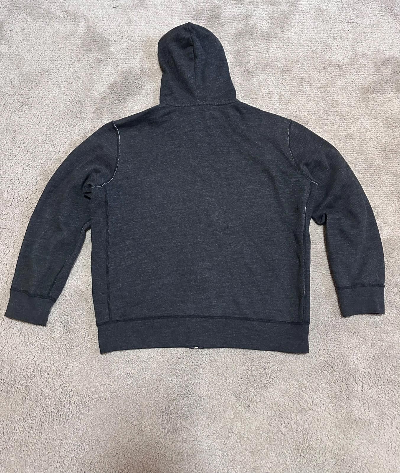 Polo Ralph Lauren VTG Polo Ralph Lauren Dark Grey Black Hoodie Logo Sz XL Size US XL / EU 56 / 4 - 8 Thumbnail
