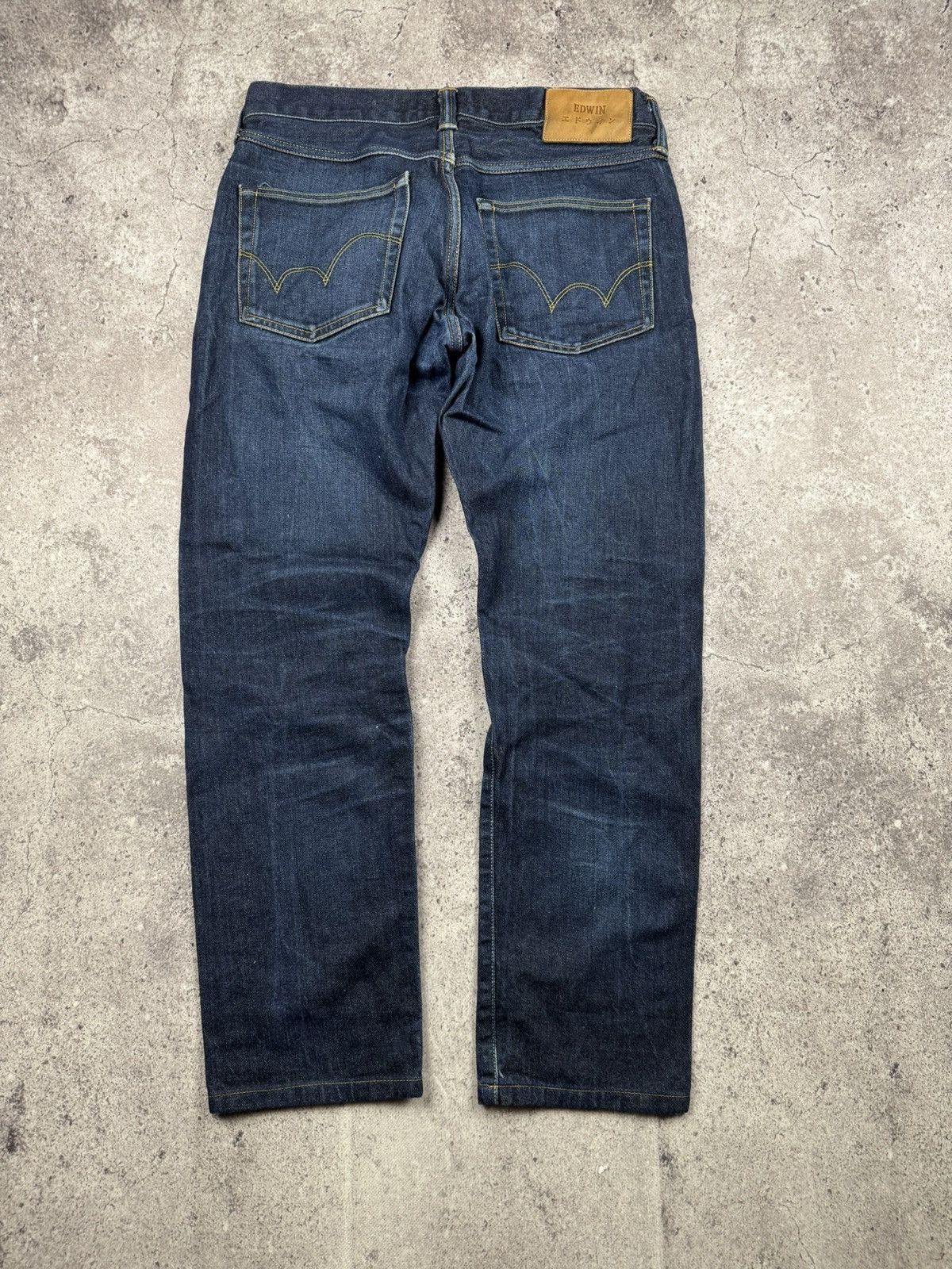 Edwin × Japanese Brand × Vintage CRAZY EDWIN JAPANESSE JEANS Size US 31 - 7 Thumbnail