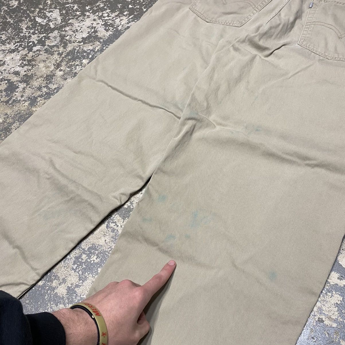 JNCO × Levi's × Vintage Vintage Levi’s Silvertab Baggy Tan Pants 90s Size US 40 / EU 56 - 6 Thumbnail