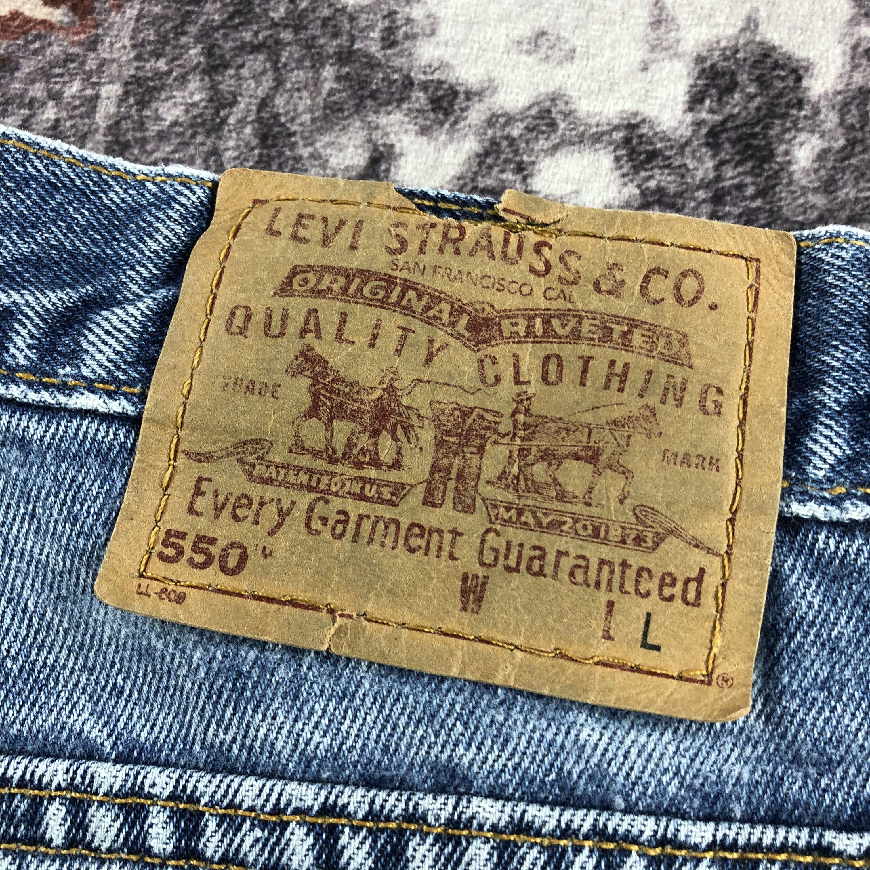 Levi's × Vintage 90s Vintage Blue Wash Levis 550 Jeans-JM2741 Size US 32 / EU 48 - 6 Thumbnail