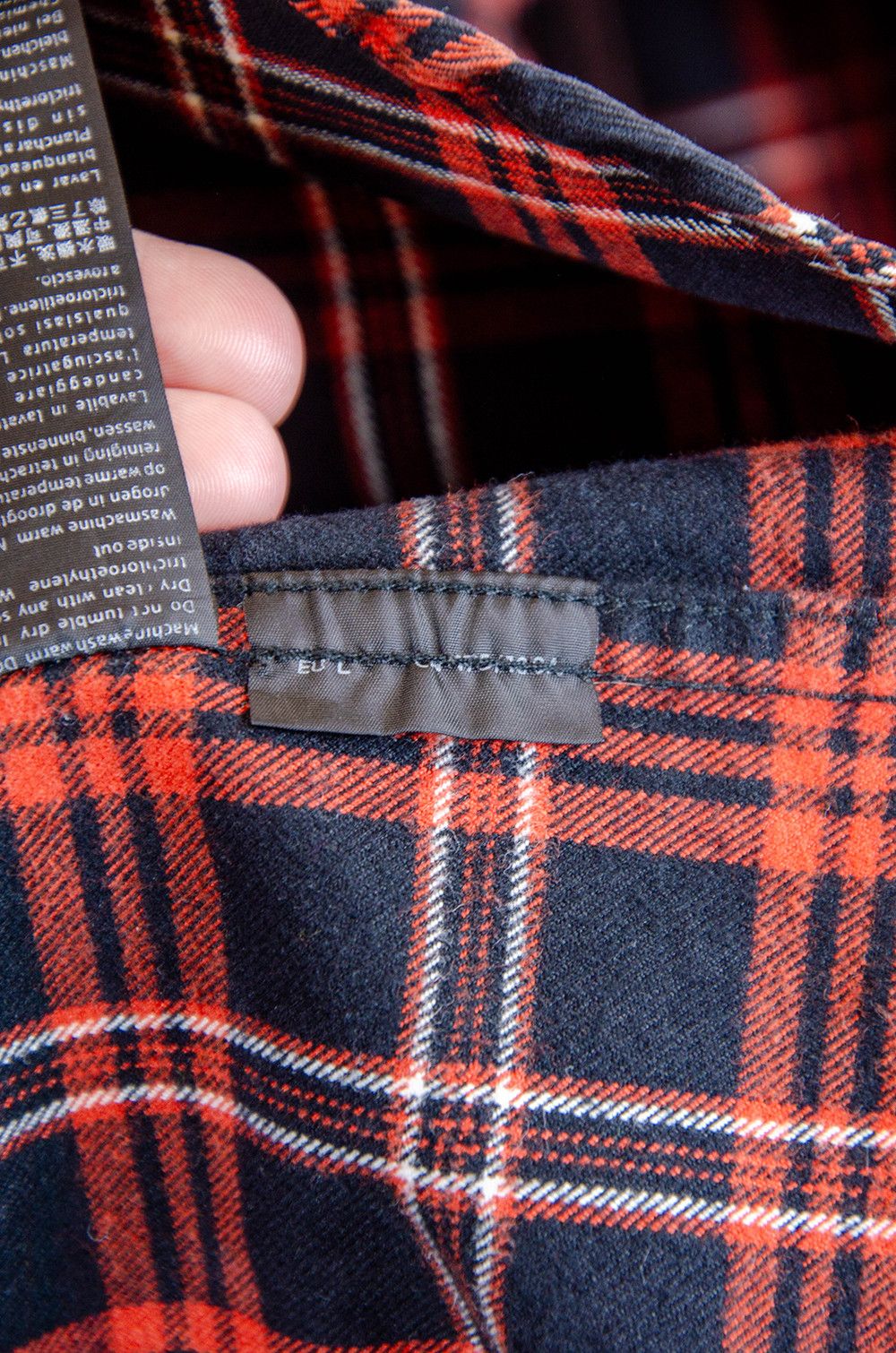 DENHAM Denham Red Black Plaid Flannel Shirt - Size L Size US L / EU 52-54 / 3 - 10 Thumbnail
