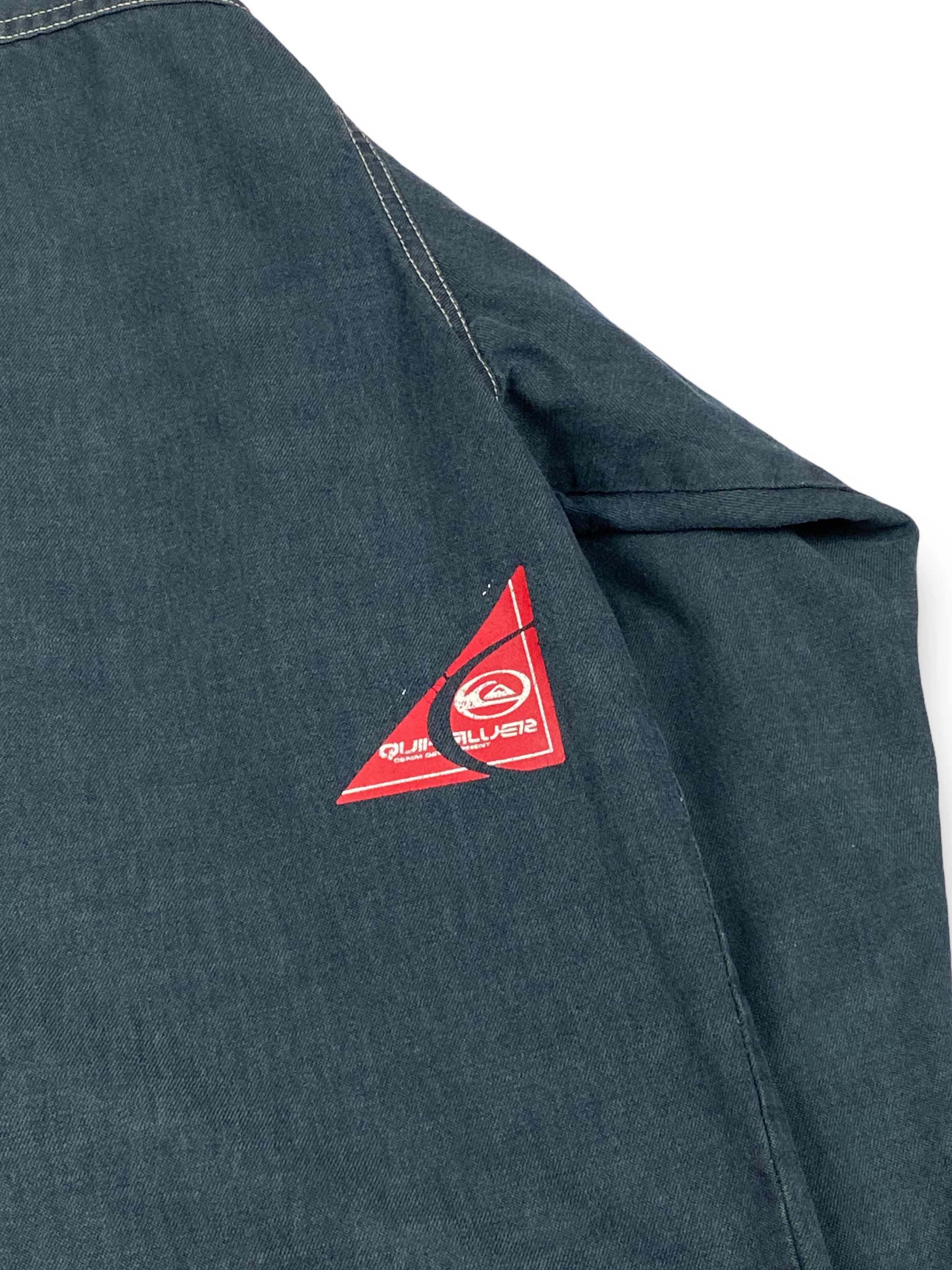 Jean Vintage QUICKSILVER Denim Overshirt Coach Jacket Y2k M771 Size US M / EU 48-50 / 2 - 8 Thumbnail
