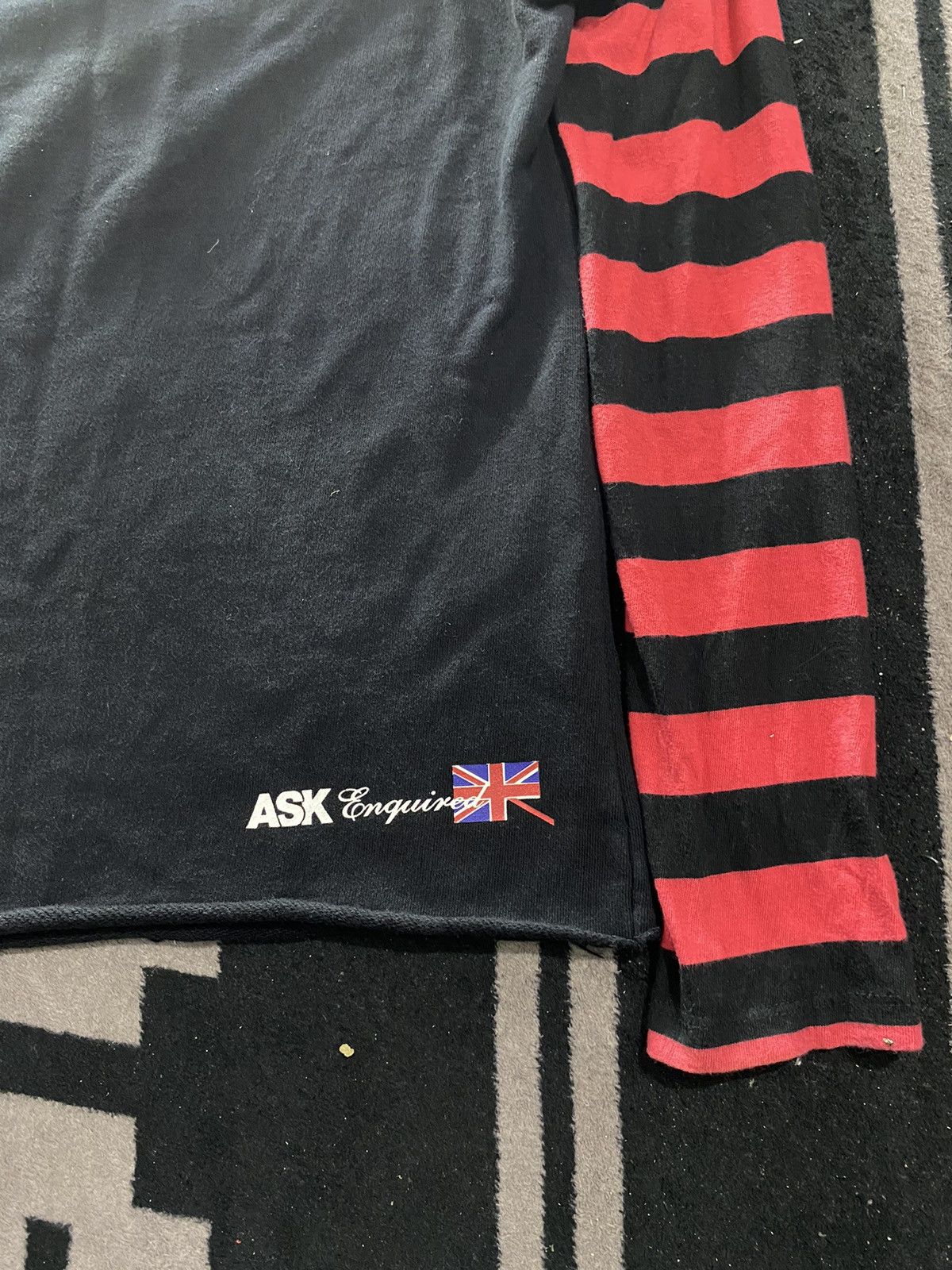 Hysteric Glamour × If Six Was Nine × Japanese Brand Ask enquired distressed double layers striped hoodie Size US S / EU 44-46 / 1 - 6 Thumbnail