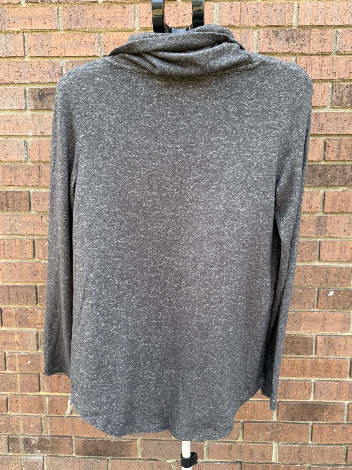Other Planet Gold Cowl Neck Sweater Tunic Top Grey Kangaroo Pocket Size M / US 6-8 / IT 42-44 - 5 Thumbnail