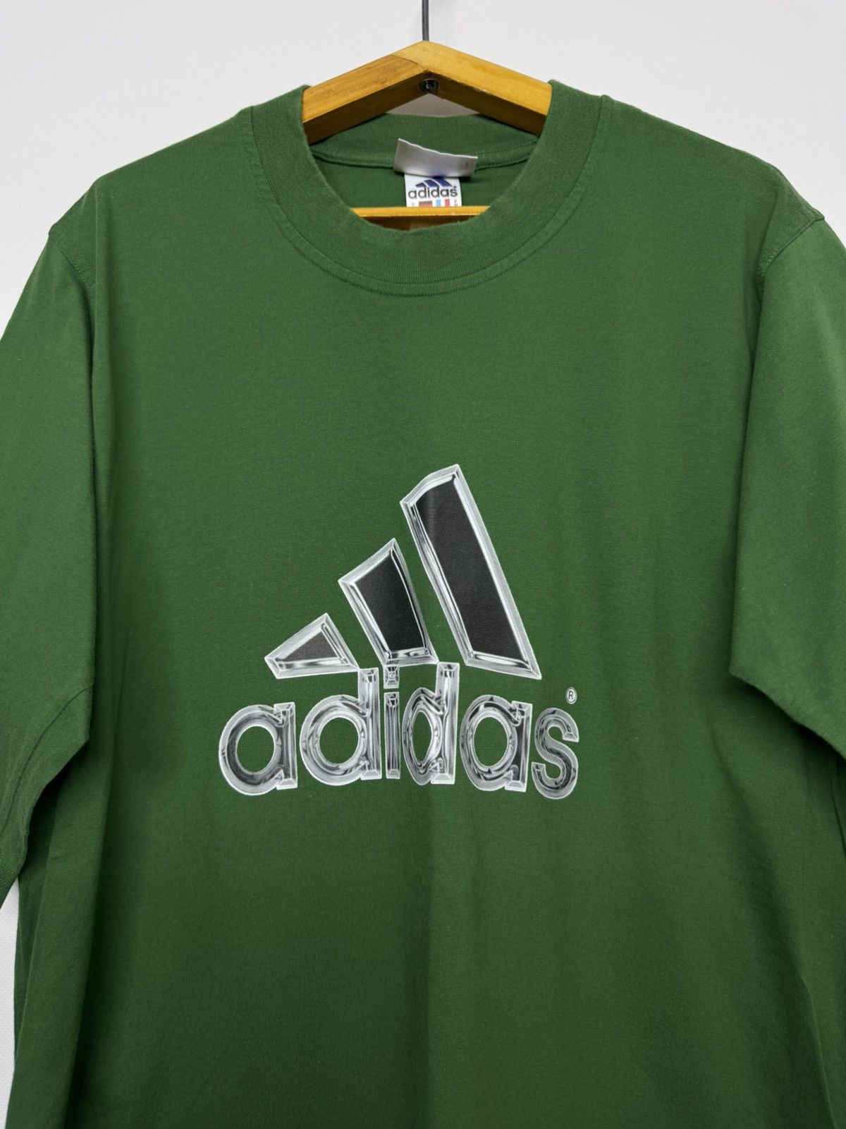 Adidas Vintage Adidas Big Logo T-Shirt 90’s Size US M / EU 48-50 / 2 - 3 Thumbnail