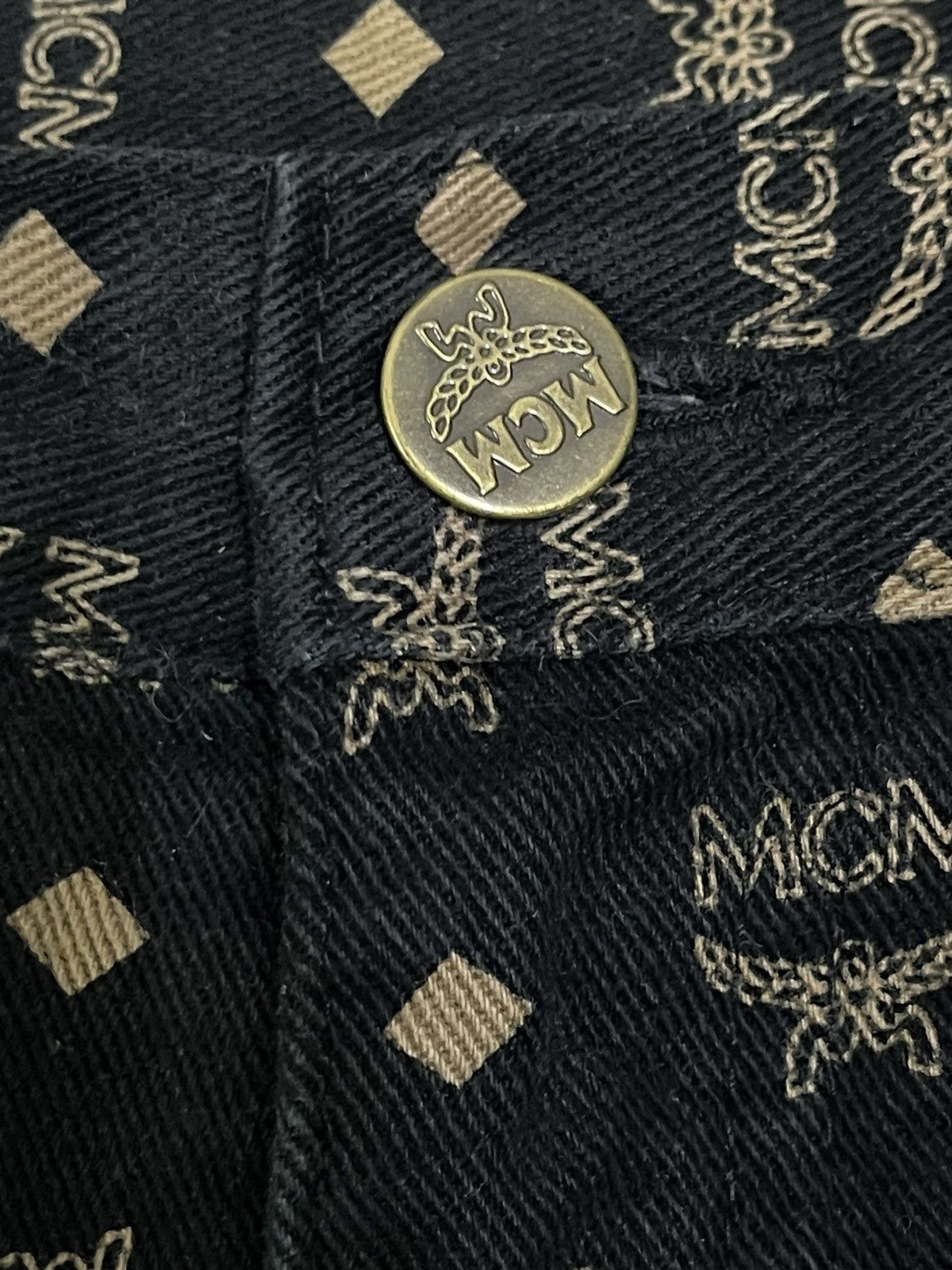 MCM Vintage MCM Legere Full Print Monogram Jeans Size US 27 - 8 Thumbnail
