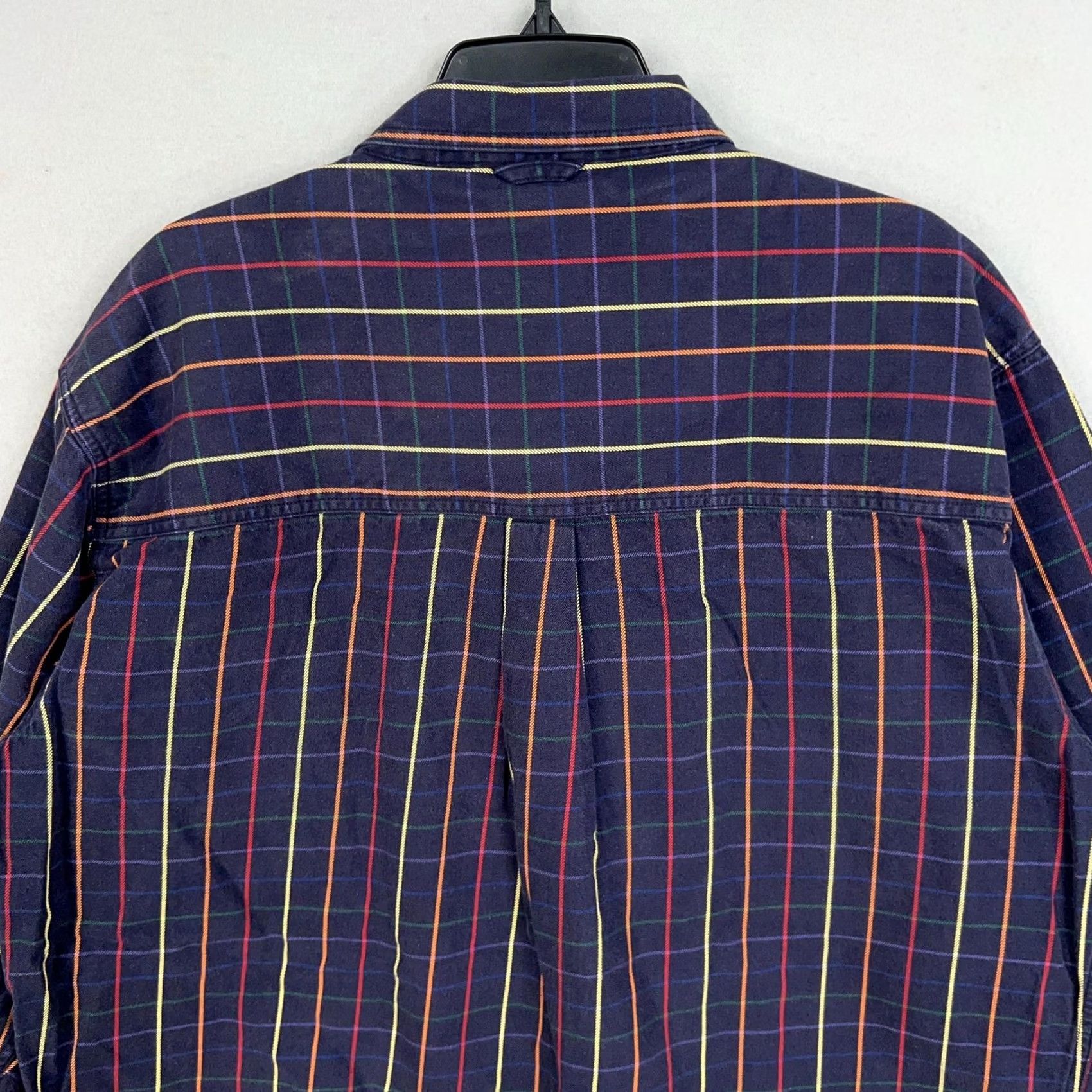 Roper VINTAGE Roper Shirt Mens 2XL Blue Red Plaid Twill Western Rodeo Cowboy Casual Shirt Size US XXL / EU 58 / 5 - 6 Thumbnail