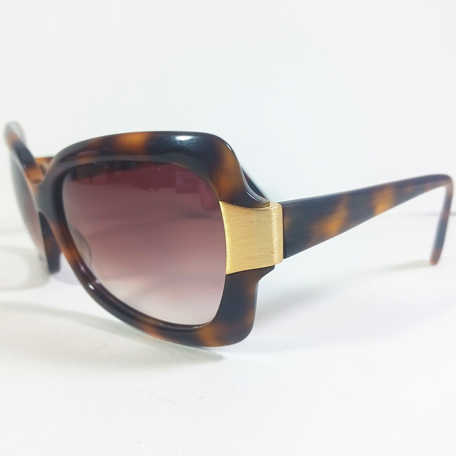 Oliver Peoples Oliver Peoples Vilette Tortoise Brown/Gold Sunglasses w/Case Size ONE SIZE - 2 Thumbnail