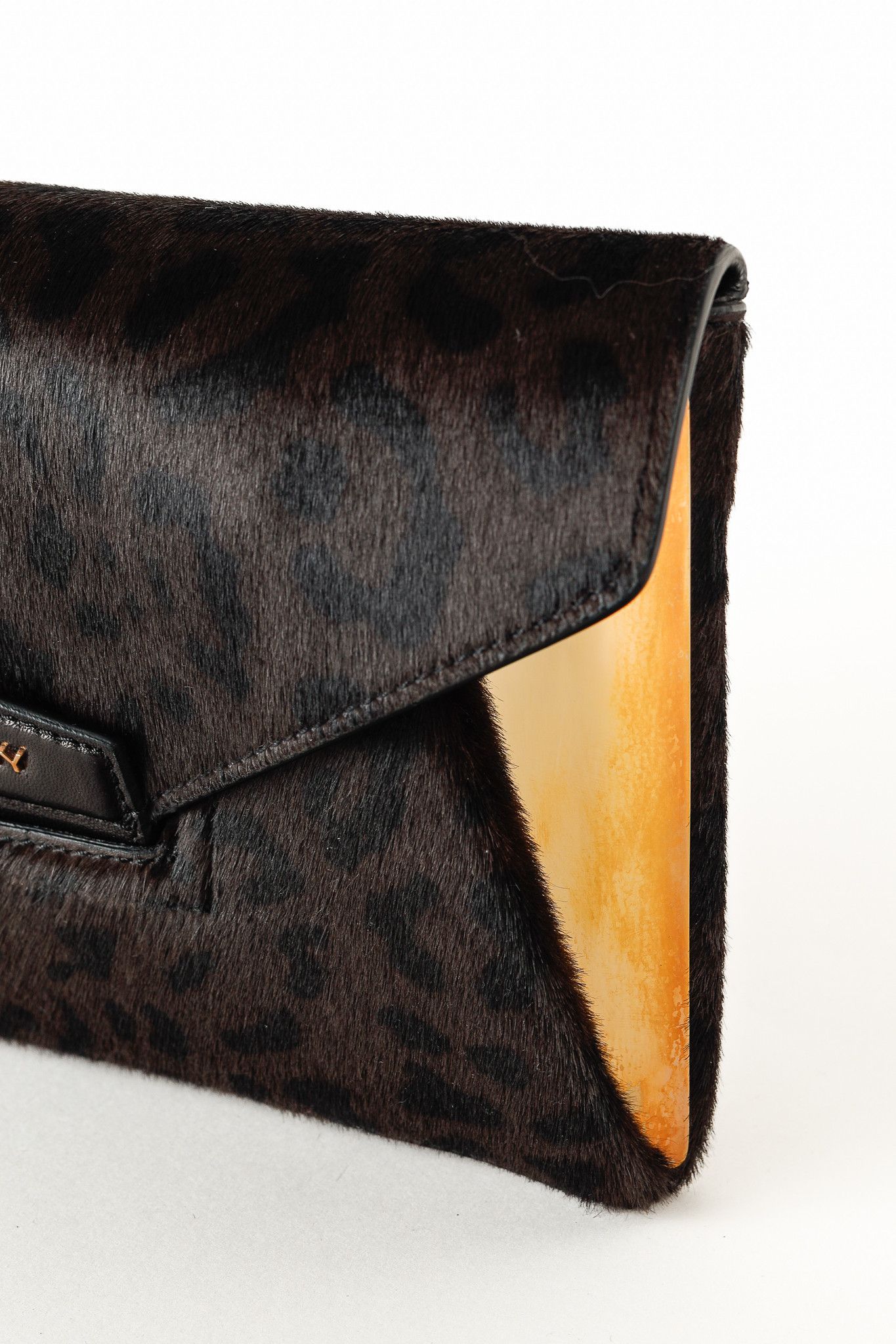 Givenchy Givenchy Antigona Small Leopard-Calf Hair Envelope Clutch Size ONE SIZE - 6 Thumbnail