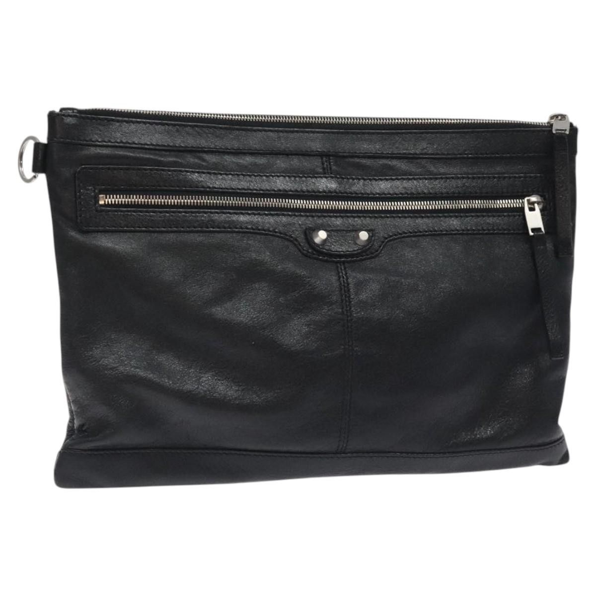 Balenciaga Balenciaga Classic City Clip Pouch Leather Size ONE SIZE - 1 Thumbnail