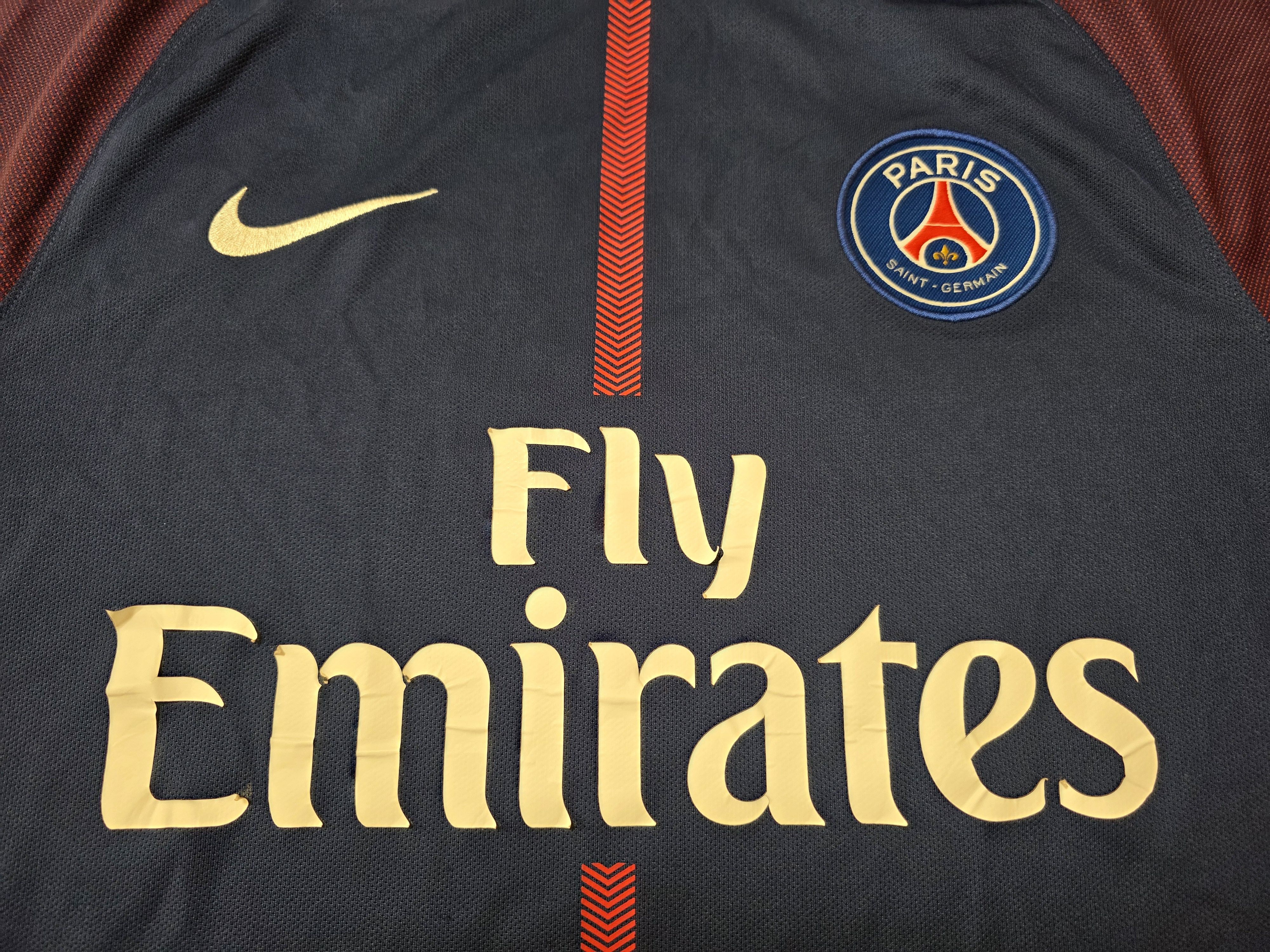 Nike PSG PARIS SAINT-GERMAIN 2017 2018 HOME FOOTBALL SOCCER Size US M / EU 48-50 / 2 - 3 Thumbnail
