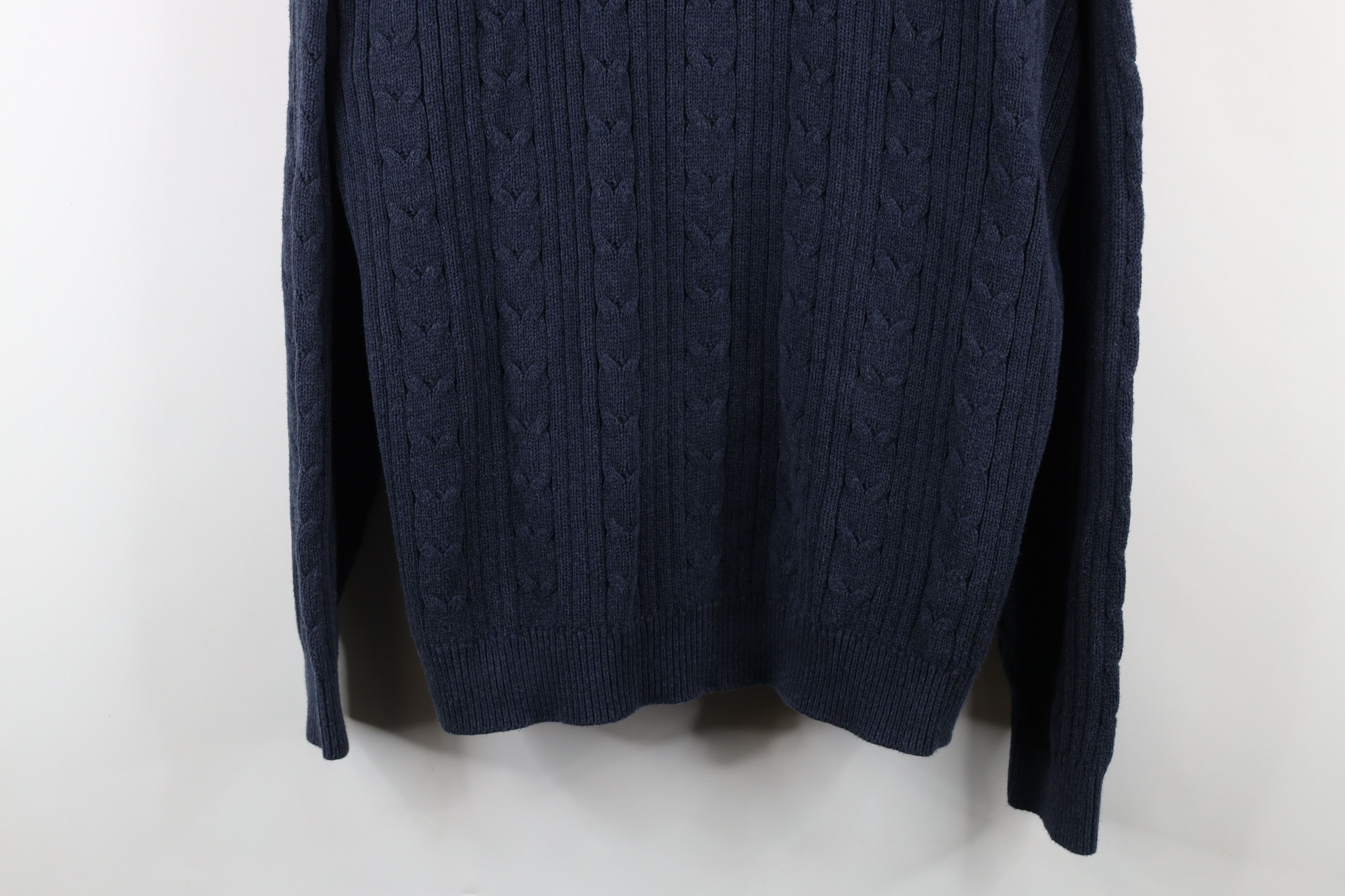 Eddie Bauer × Vintage Vintage Eddie Bauer Ribbed Knit Crewneck Sweater Cotton Size US XL / EU 56 / 4 - 3 Thumbnail