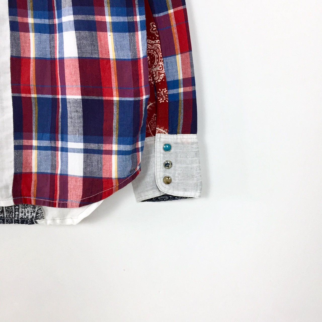 Kapital KAPITAL 2006SS PATCHWORK SHIRT Size US S / EU 44-46 / 1 - 6 Thumbnail