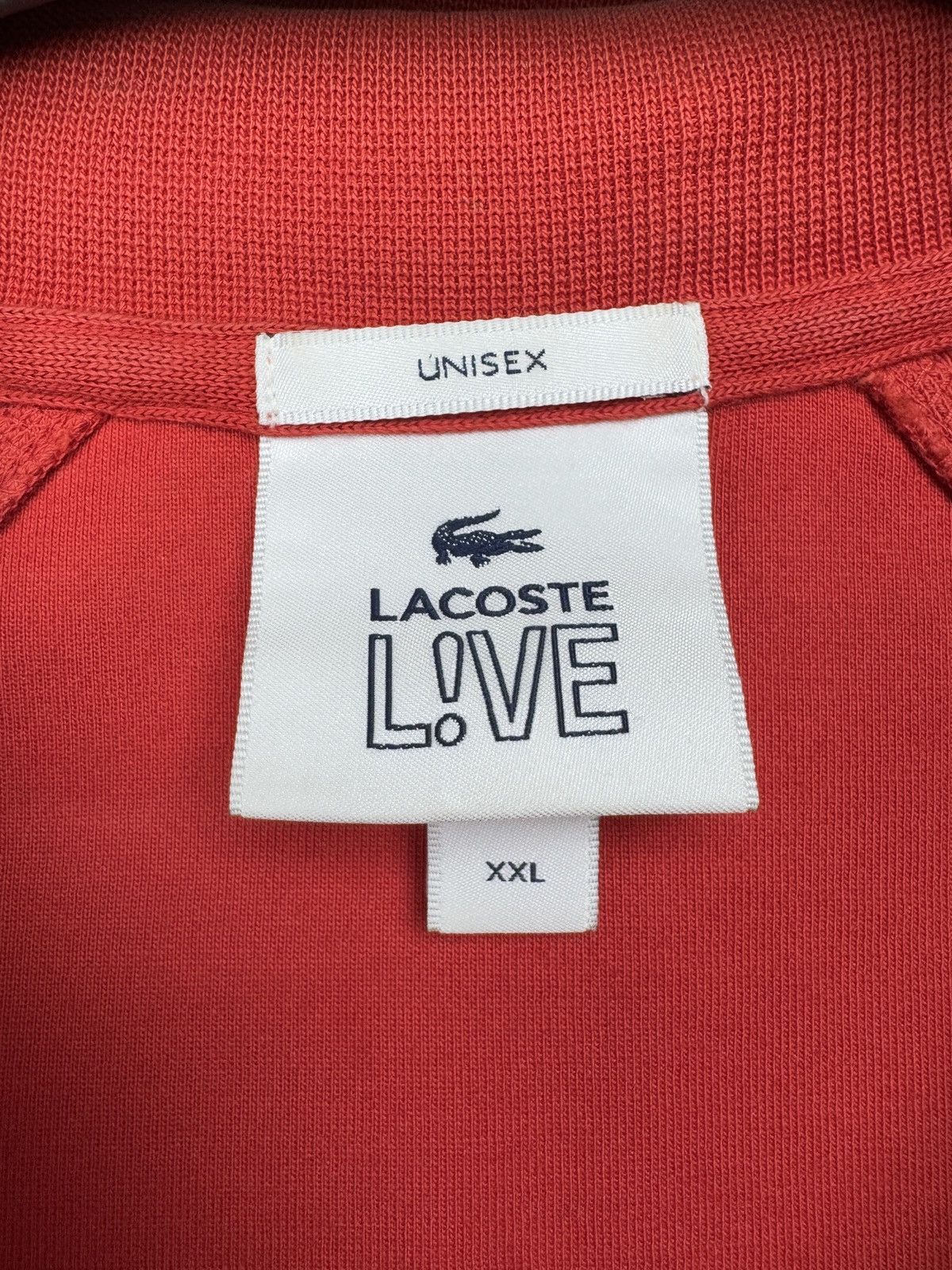 Lacoste Lacoste Live Red Full Zip Track Top Jacket Sweater Unisex Size US XXL / EU 58 / 5 - 11 Thumbnail