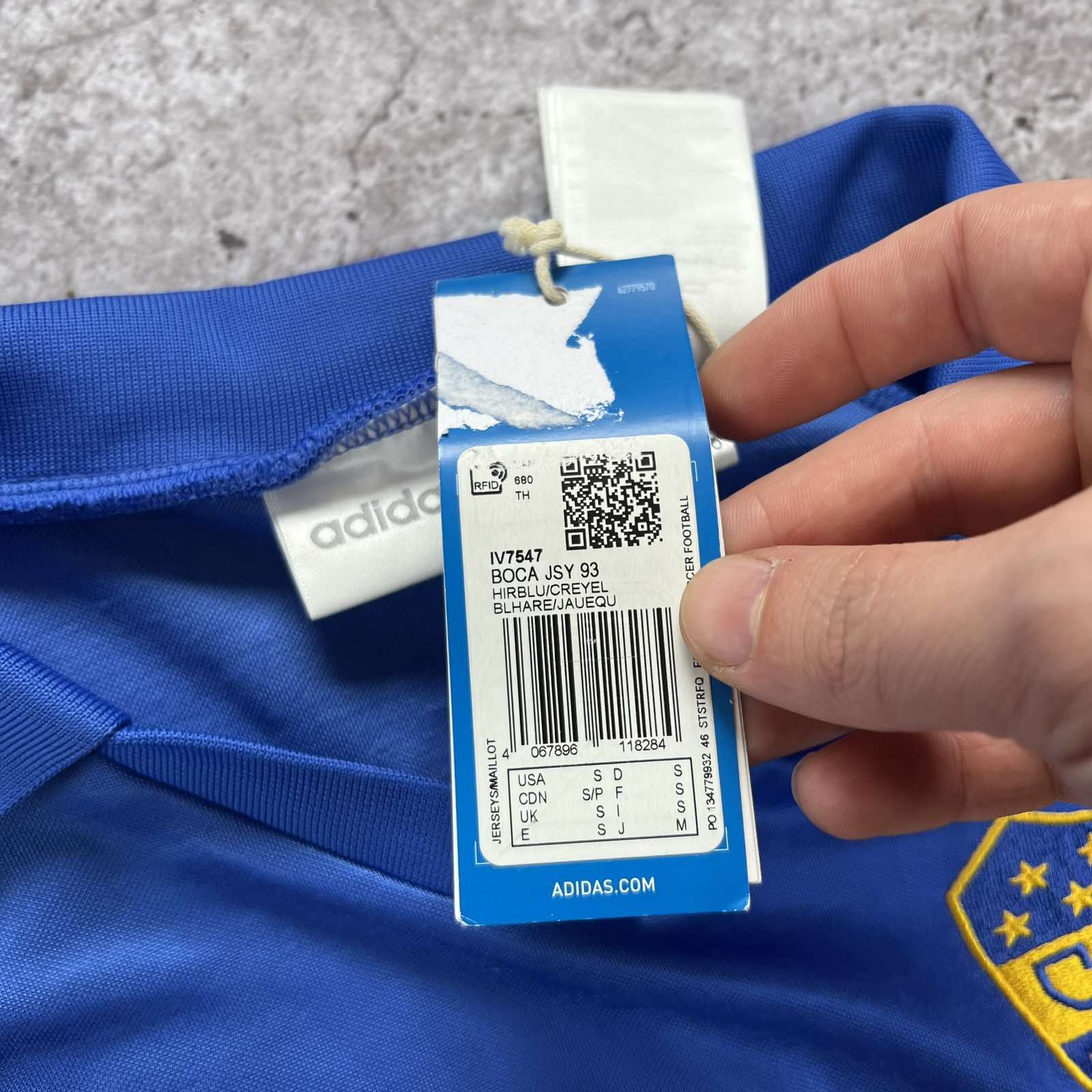 Adidas RETRO BOCA JUNIORS 1993 LONG SLEEVE JERSEY ADIDAS Size US S / EU 44-46 / 1 - 8 Thumbnail