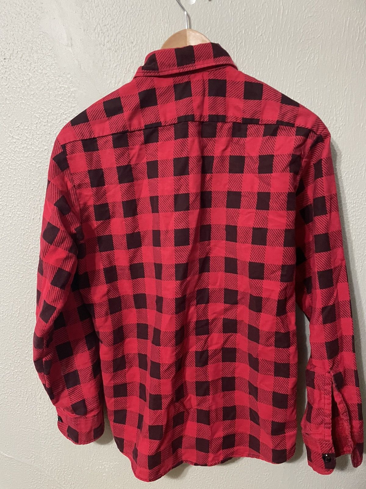 Vintage Flannel Sears 1960s Check Flannel Shirt