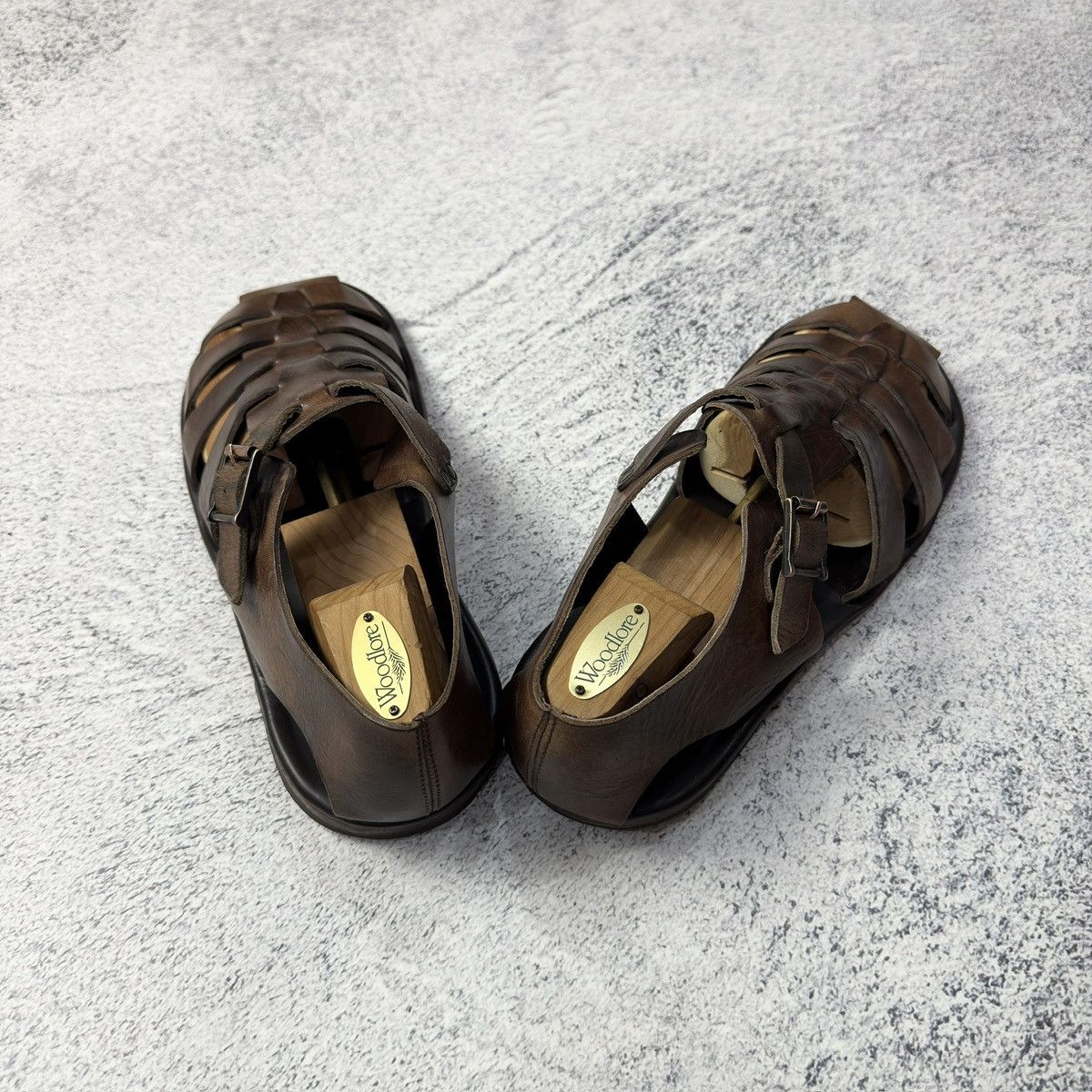 Designer × Handmade Zeha Berlin 812 Mens Sandals size 44 US11 UK10 29cm Size US 11 / EU 44 - 10 Thumbnail