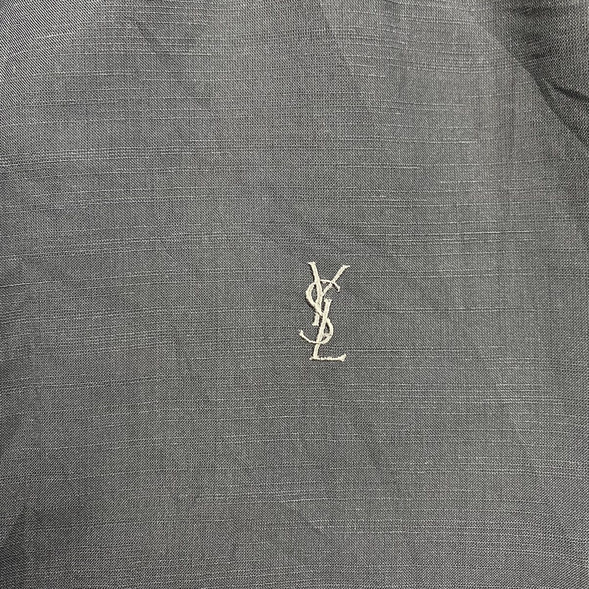 Vintage × Yves Saint Laurent vintage 90s Yves saint laurent work jacket black Size US M / EU 48-50 / 2 - 4 Thumbnail