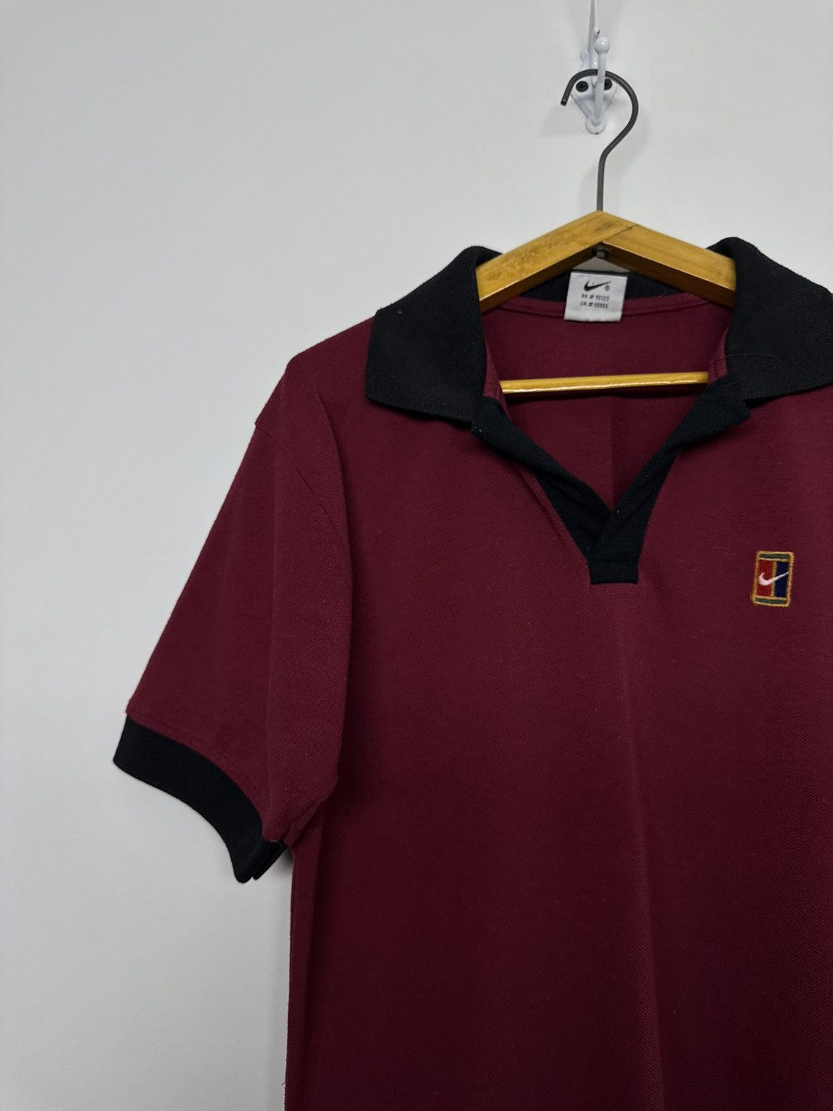 Nike Nike Court Vintage Rare 90s Made In USA Fleece T-Shirt Size US M / EU 48-50 / 2 - 6 Thumbnail