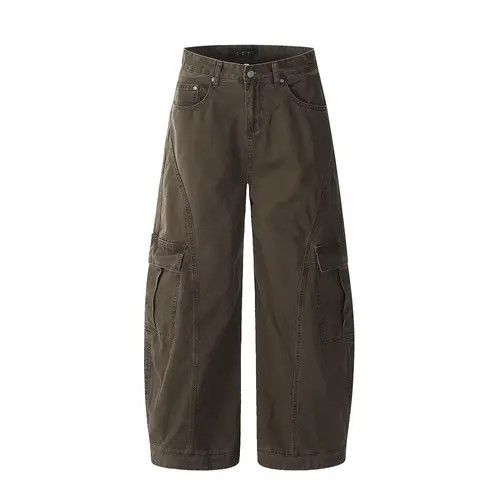 VIBE Loose stitching washed cargo punk distressed scimitar pants Size US 32 / EU 48 - 1 Preview