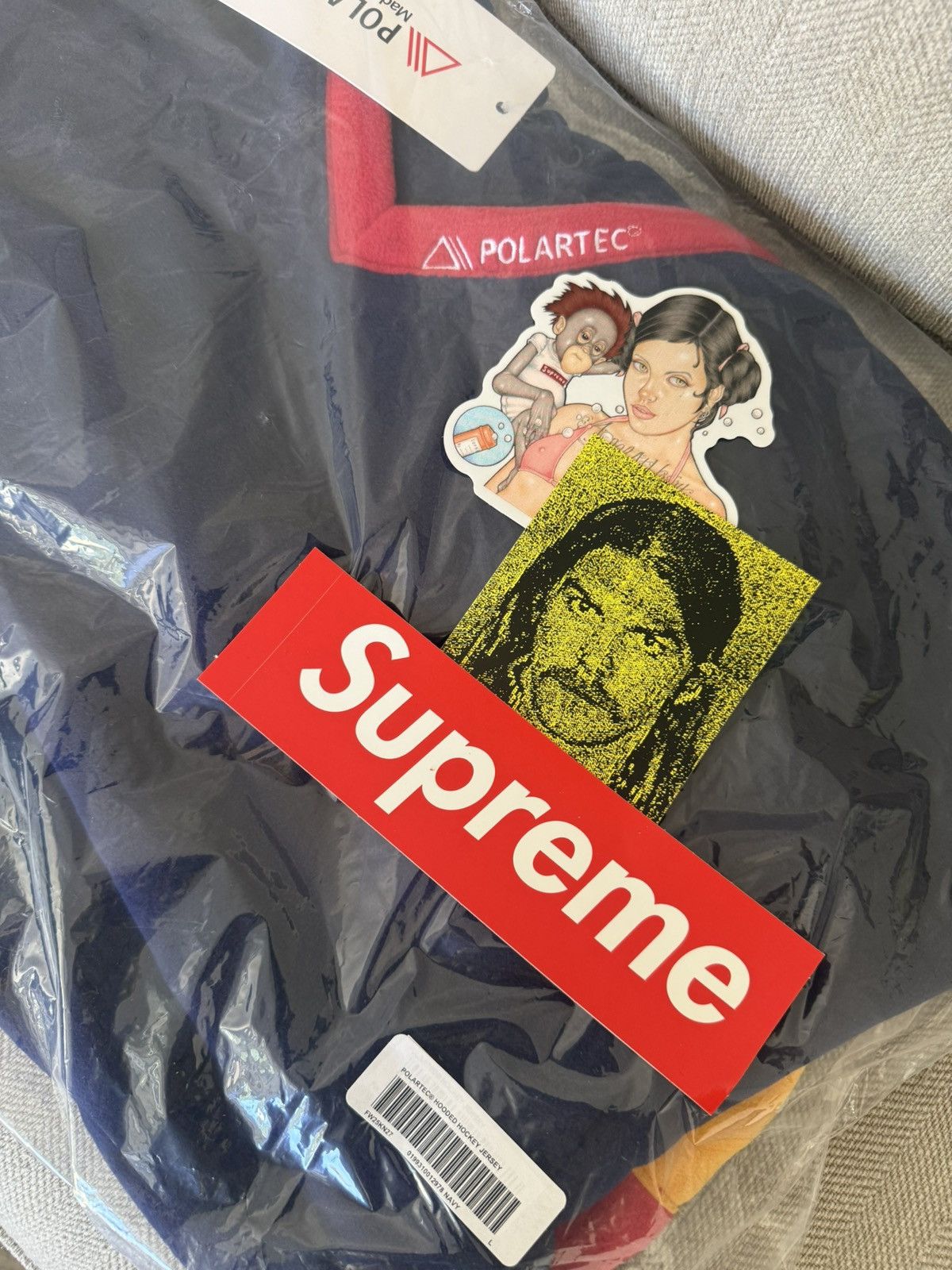 Supreme Supreme Polartec Hooded Hockey Jersey L Size ONE SIZE - 3 Thumbnail