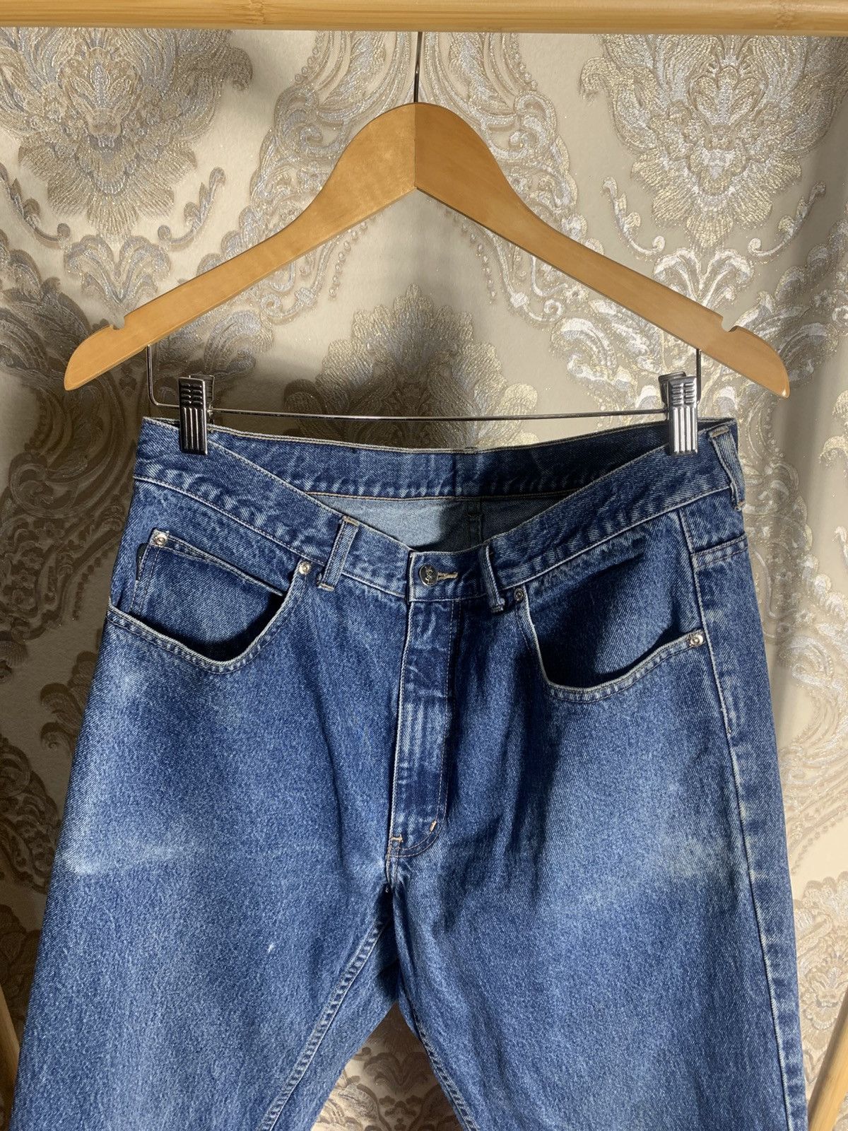 Saint Laurent Paris VINTAGE YVES SAINT LAURENT PARIS RETRO DENIM JEANS Y2K 90s Size US 38 / EU 54 - 3 Thumbnail